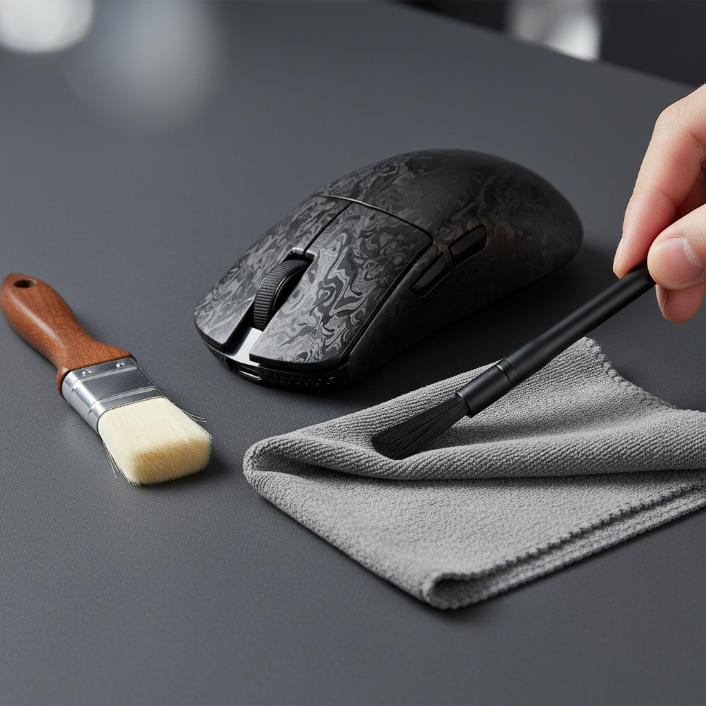 Safe Detailing Tools for Intricate Carbon Fiber Mouse Designs