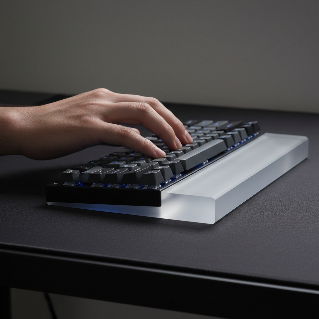 The Hidden Footprint: Why Wrist Rests Demand More Desk Space