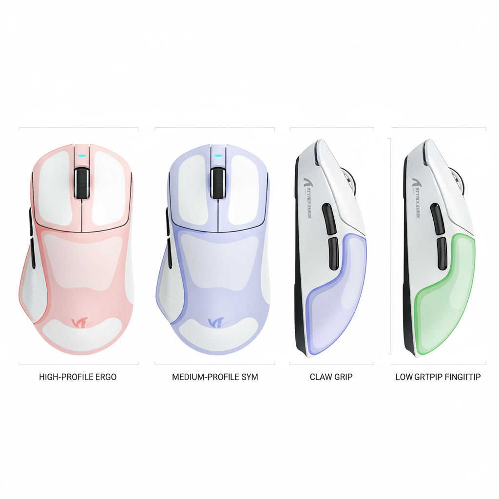 Anatomy of Ergonomic Gaming Mouse Shapes