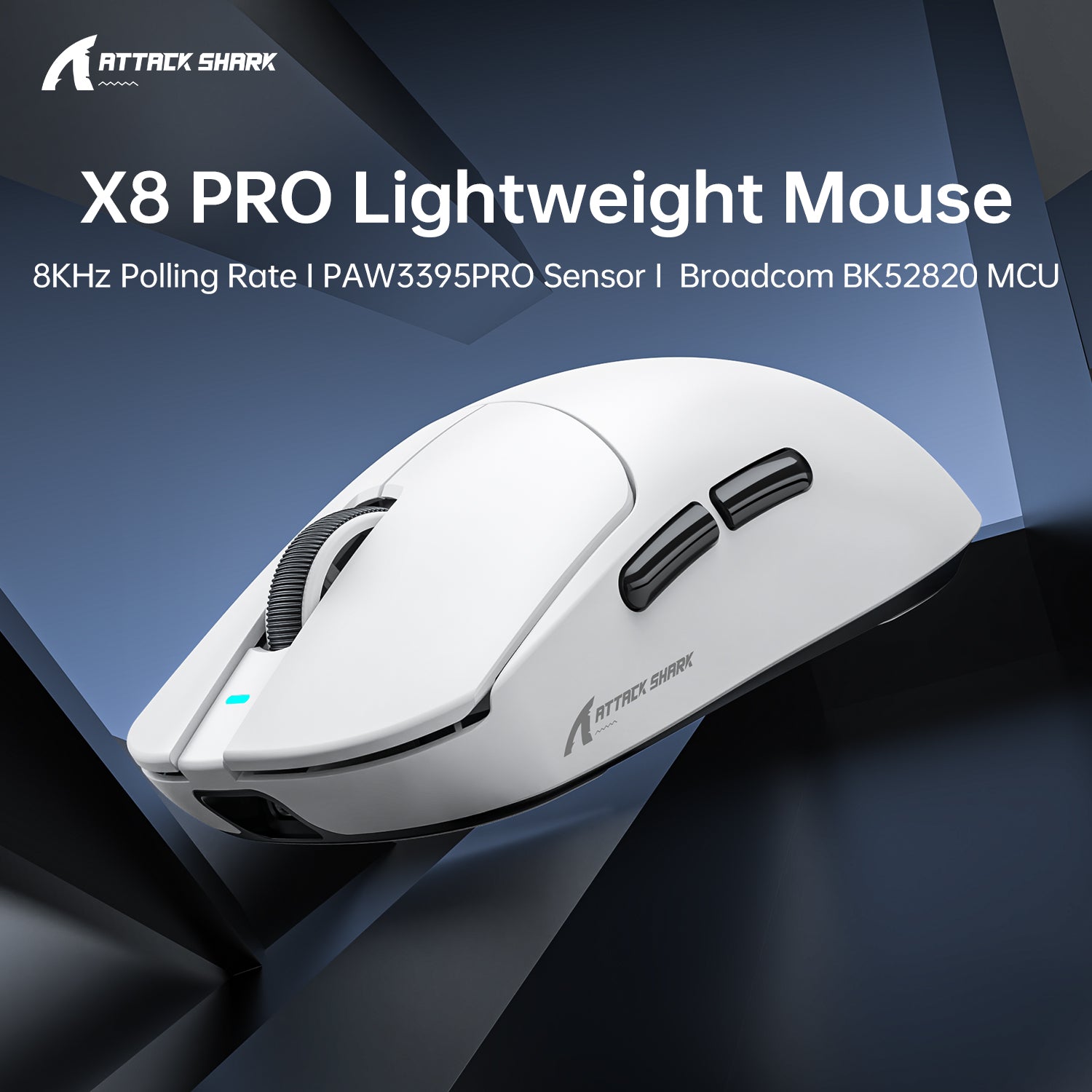ATTACK SHARK X8PRO トライモード ワイヤレス ゲーミングマウス 40000 DPI 超軽量