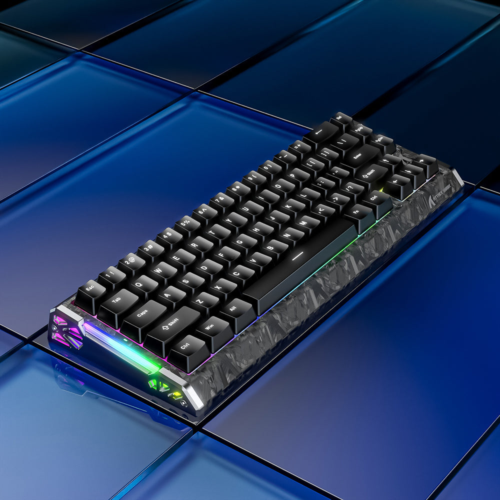 ATTACK SHARK R68 HE カーボンファイバー ラピッドトリガーキーボード マグネティックスイッチ