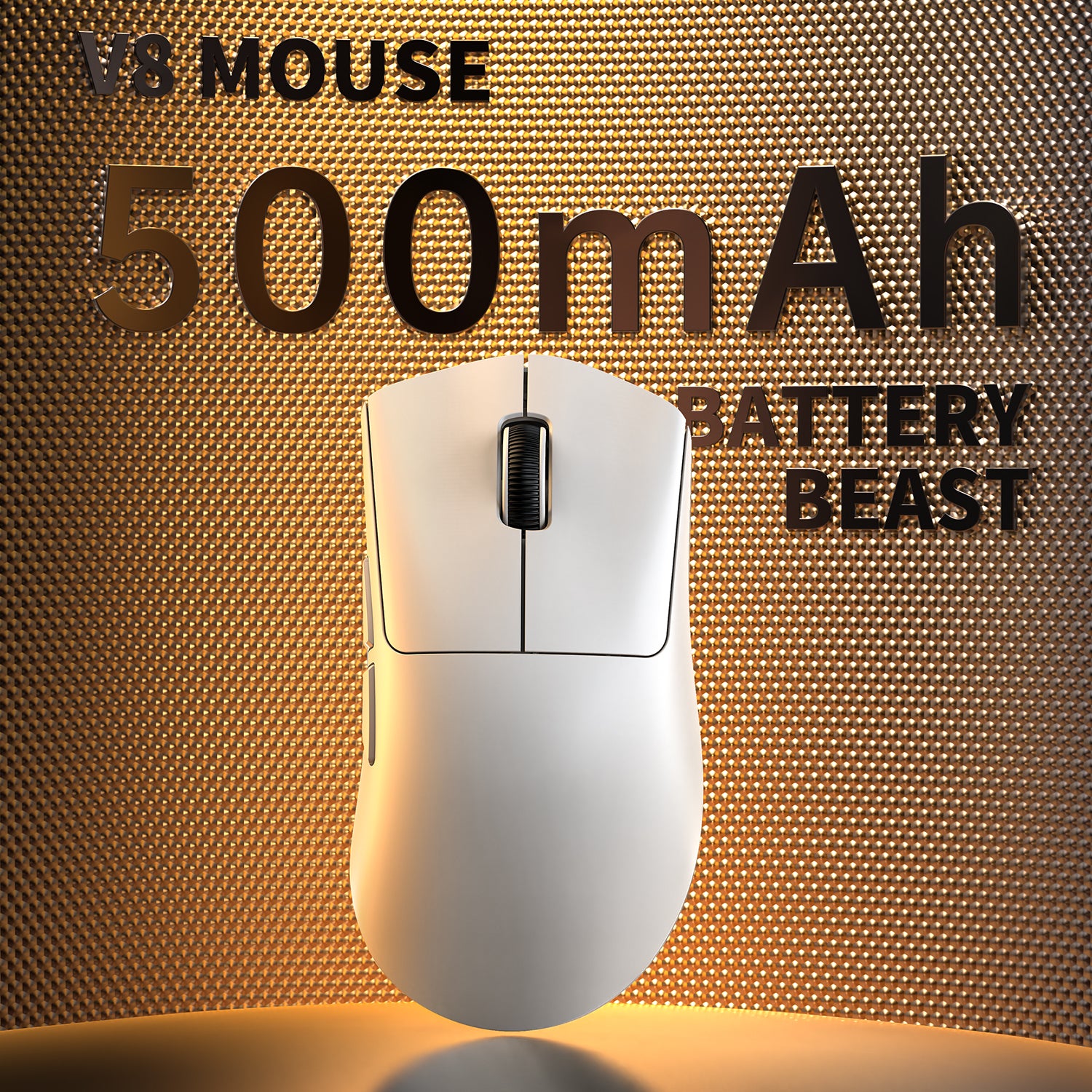 ATTACK SHARK V8 Ultra-Light Ergonomic Wireless Gaming Mouse