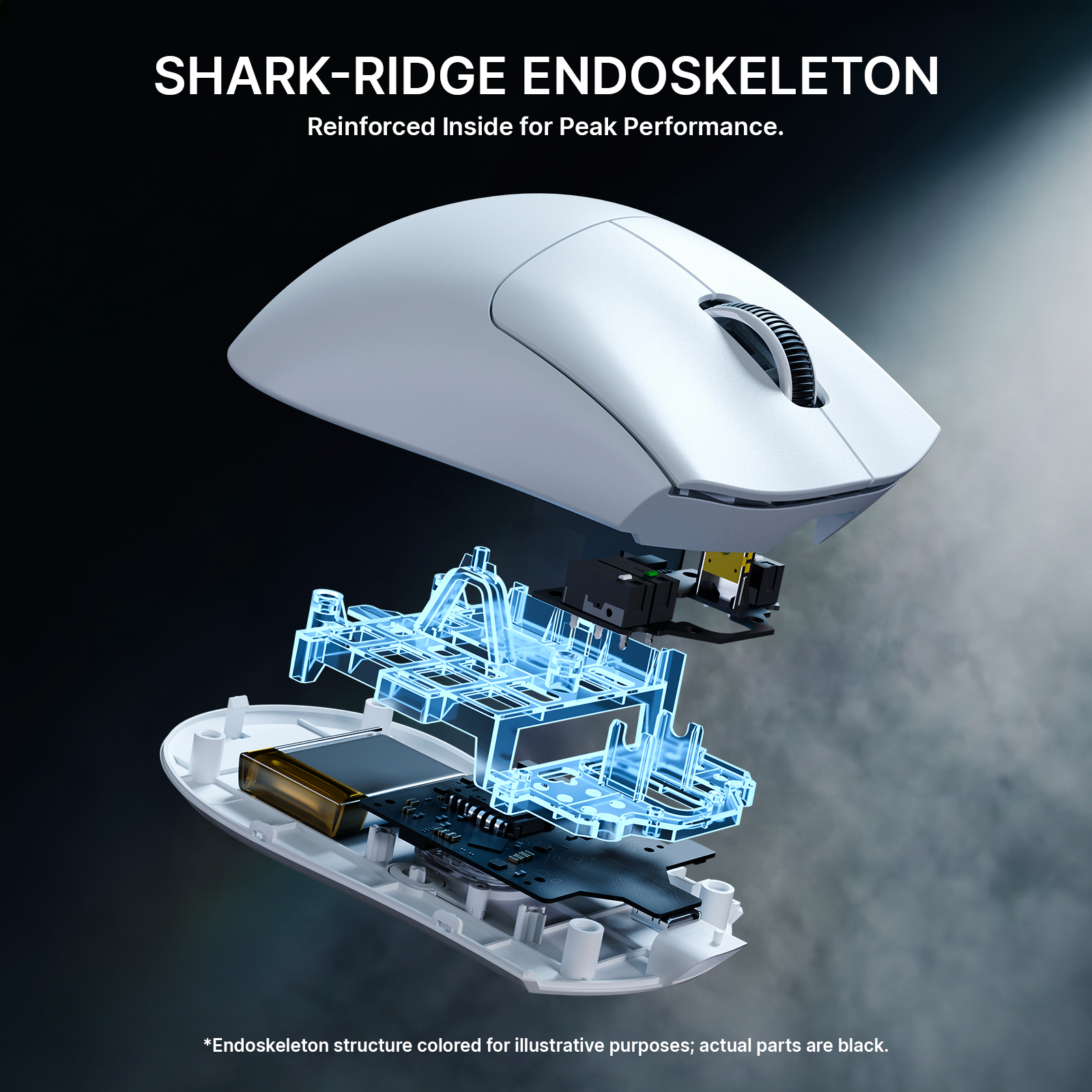 ATTACK SHARK V8 超軽量エルゴノミックワイヤレスゲーミングマウス
