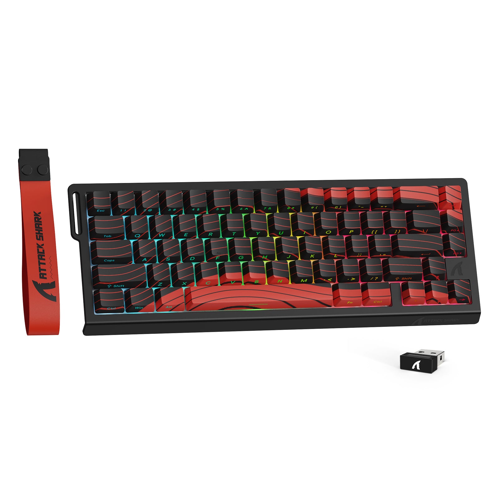 ATTACK SHARK X68PRO HE ワイヤレス ラピッド トリガー キーボード マグネティック スイッチ