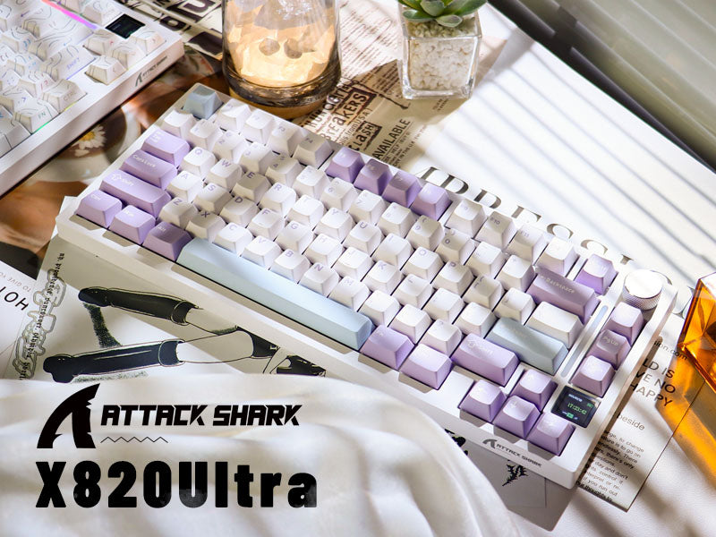 ATTACK SHARK X820Ultra トライモードガスケットメカニカルキーボード