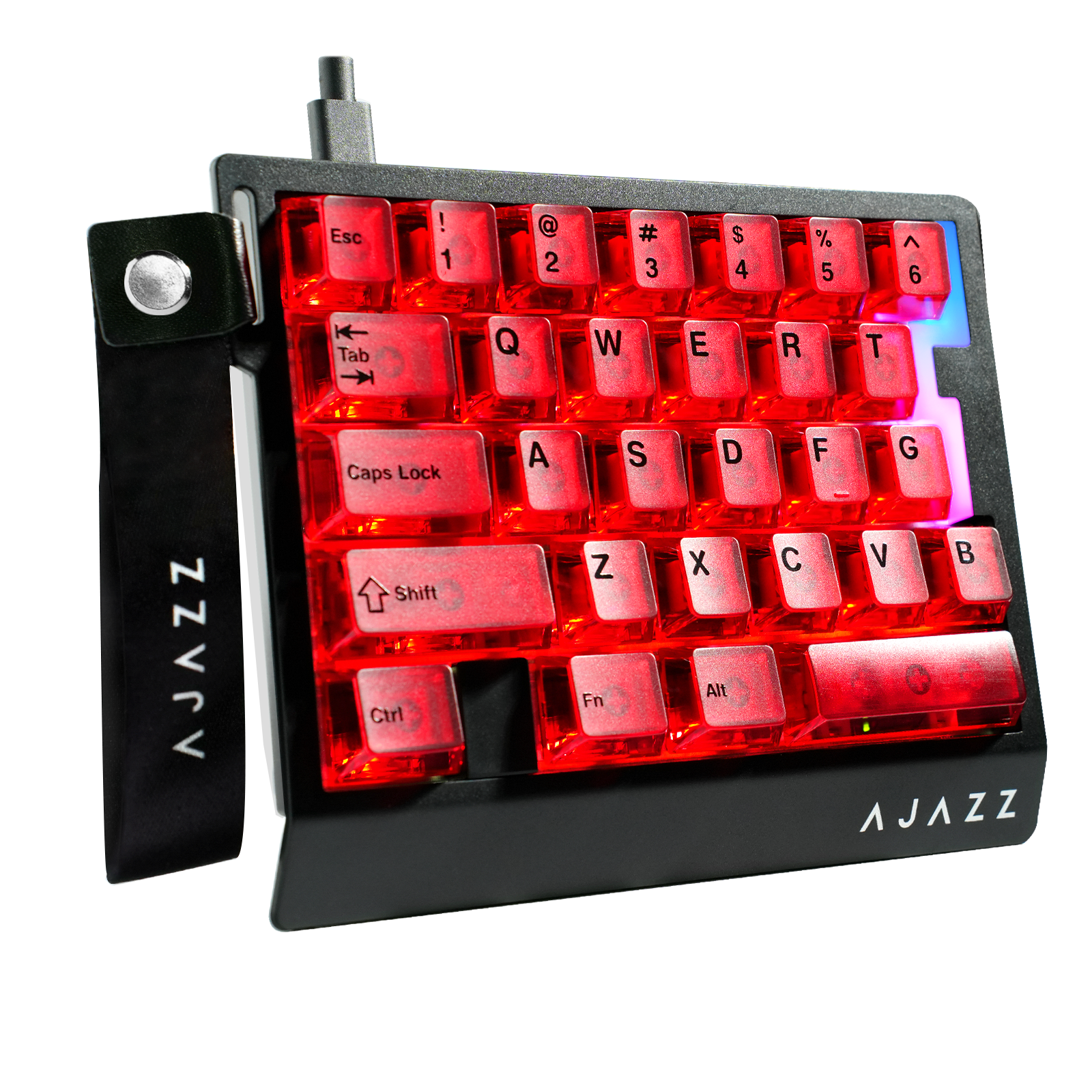 ATTACK SHARK X AJAZZ AK029 Wired One-Handed Gaming Keyboard