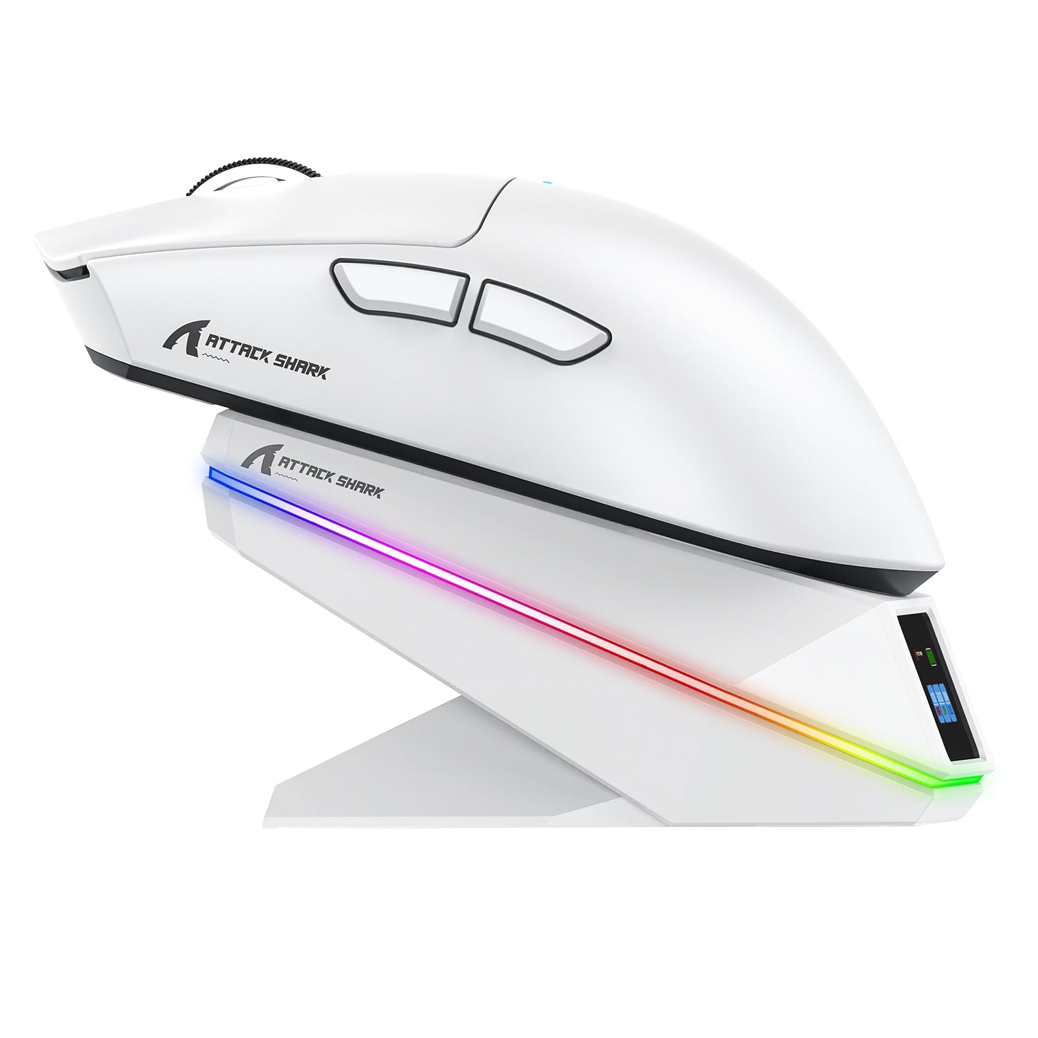 ATTACK SHARK X11 PRO V2 ワイヤレスゲーミングマウス TFTディスプレイ付き充電ドック C06コイルケーブル付き
