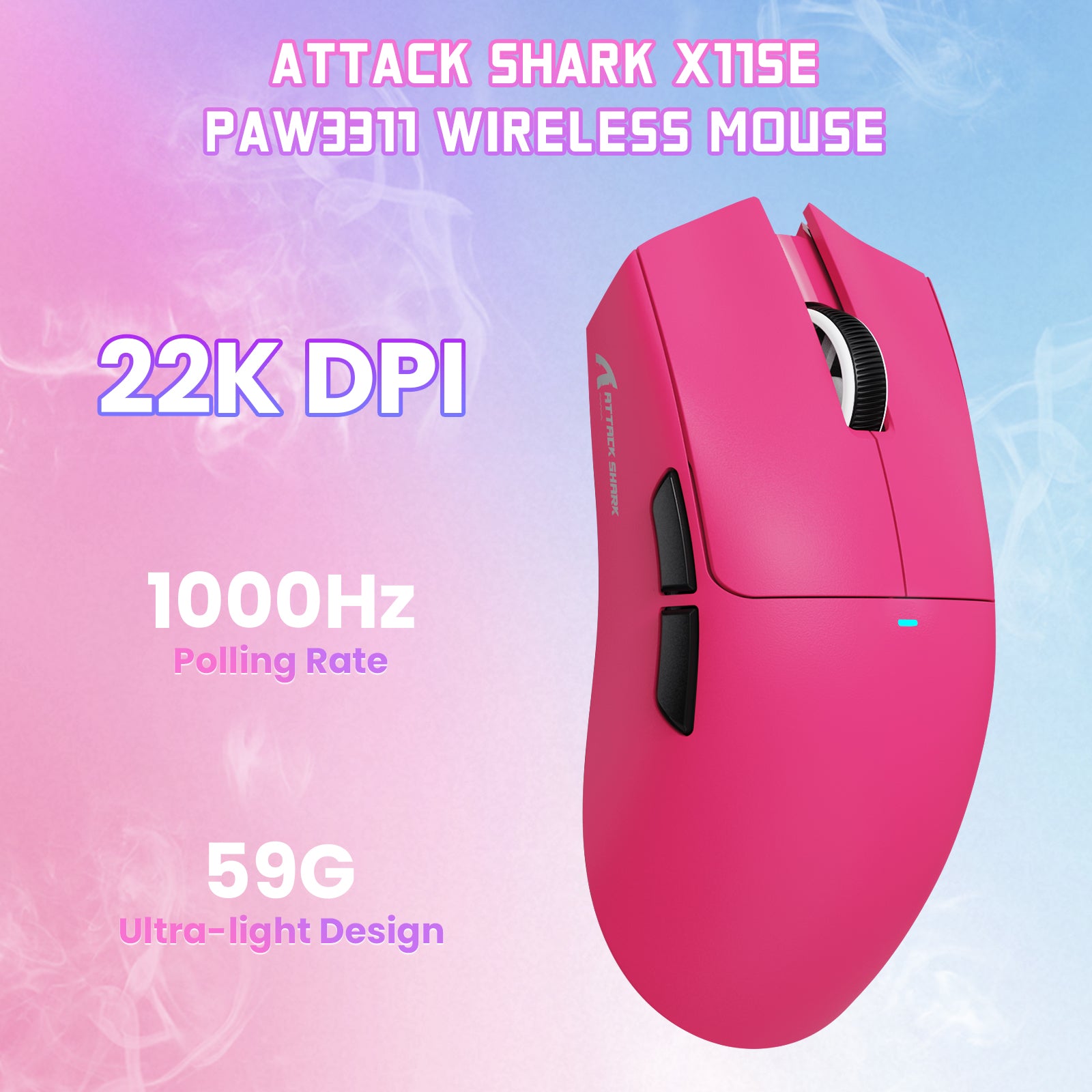 ATTACK SHARK X11SE ワイヤレスゲーミングマウス