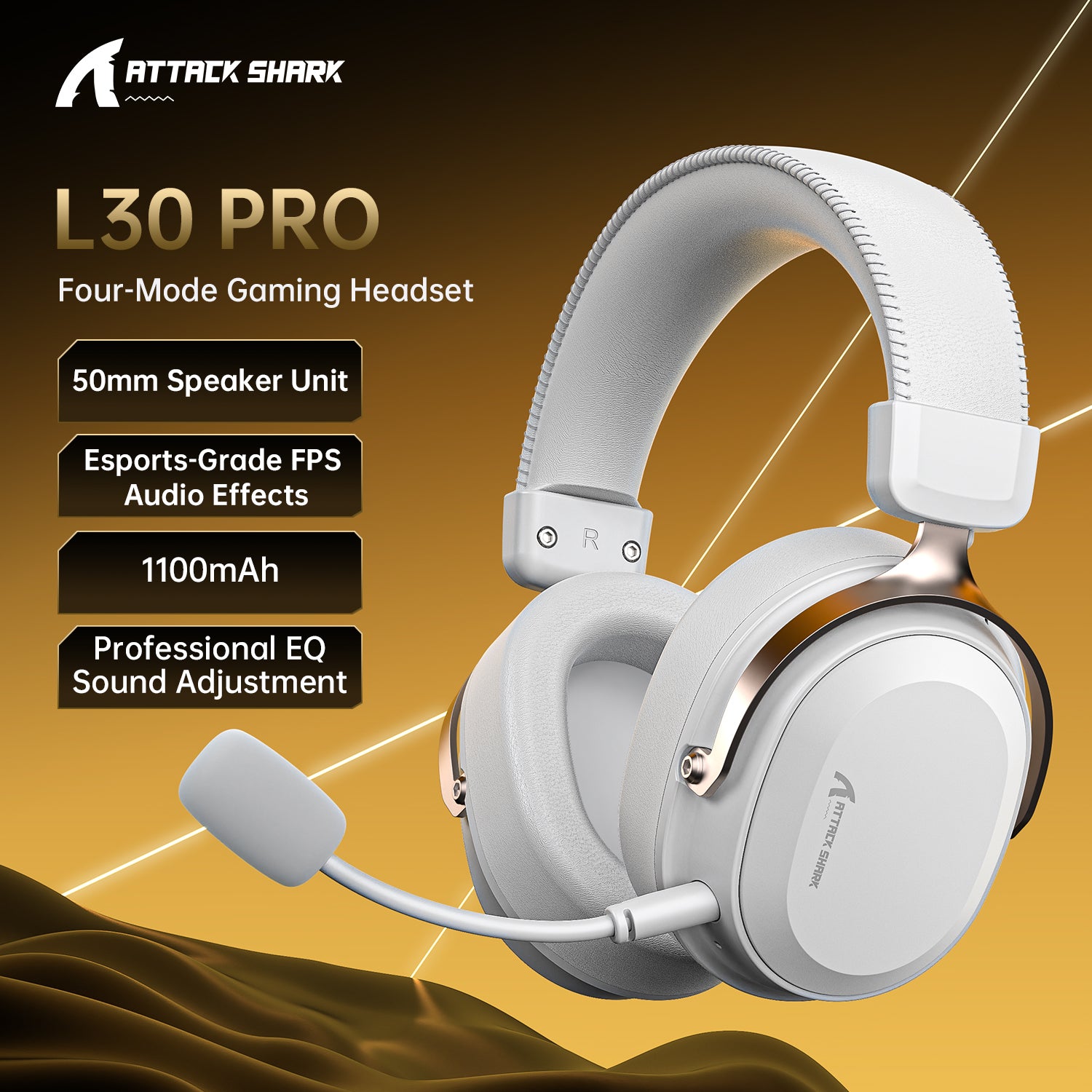 ATTACK SHARK L30PRO Wireless Gaming Headset