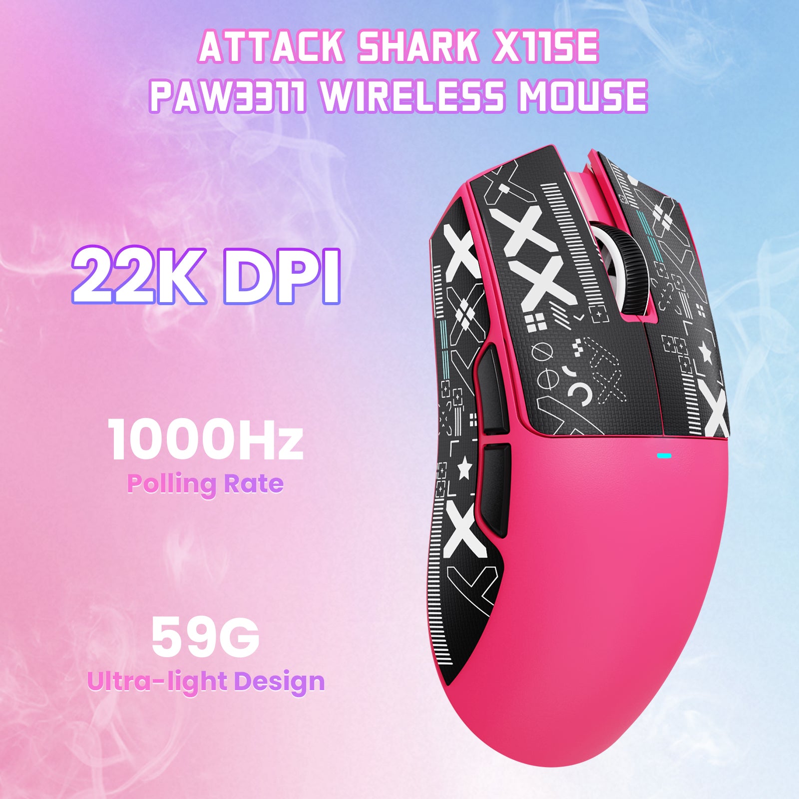 ATTACK SHARK X11SE ワイヤレスゲーミングマウス
