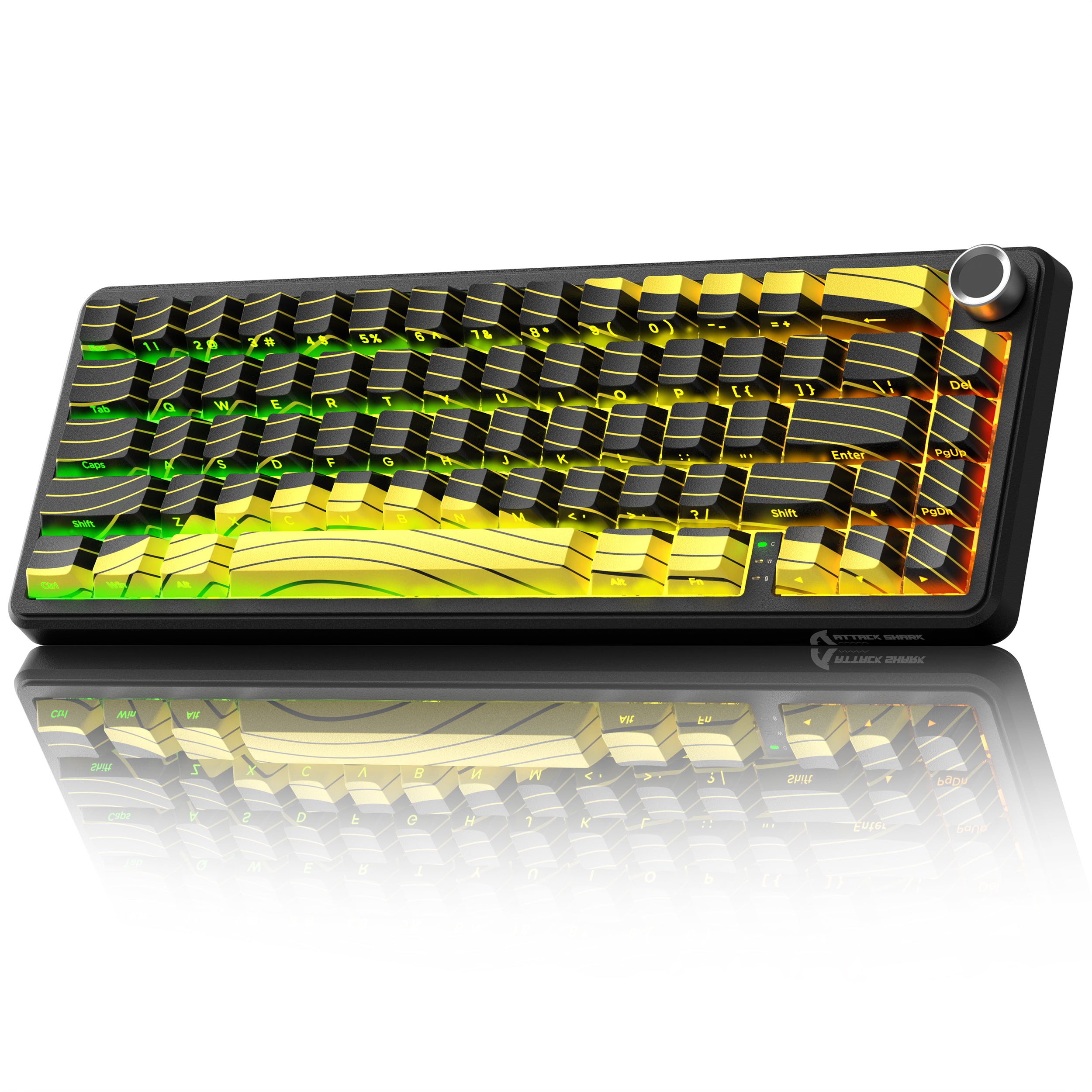 ATTACK SHARK X65PRO HE ワイヤレス ラピッド トリガー キーボード 磁気スイッチ