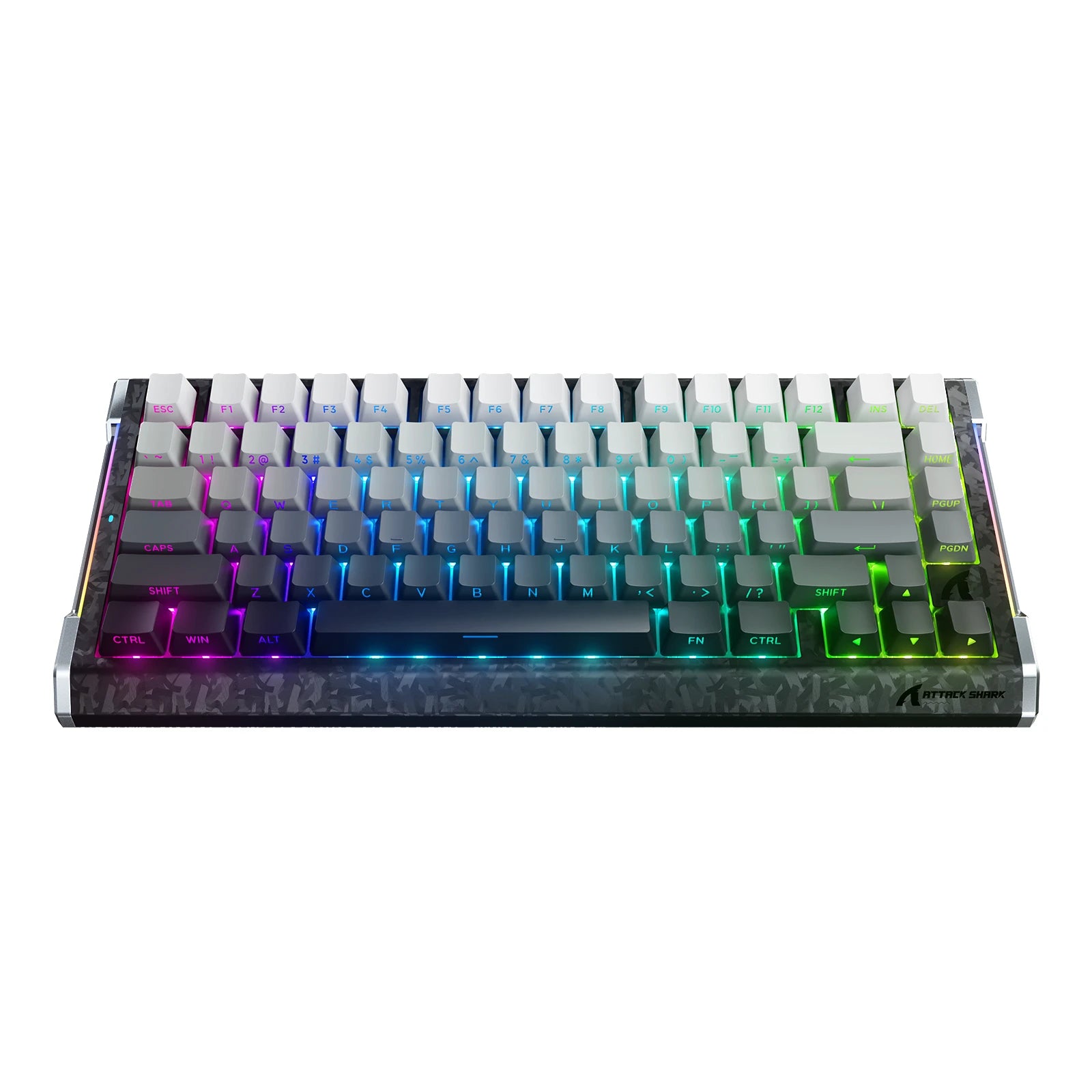 ATTACK SHARK R86 HE カーボンファイバー ラピッドトリガー キーボード マグネティックスイッチ