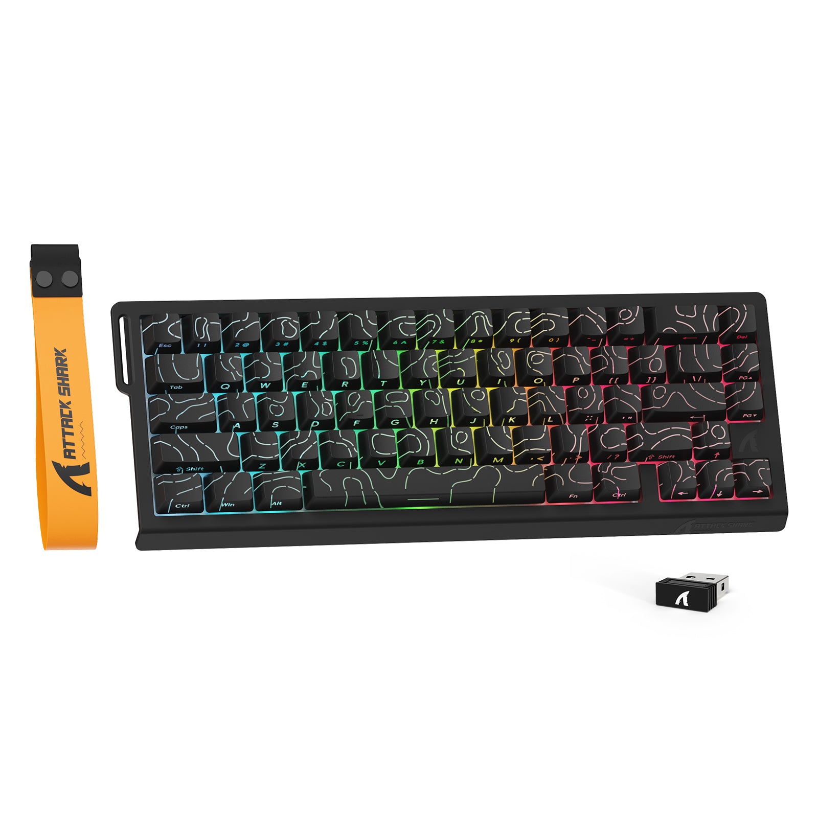 ATTACK SHARK X68PRO HE ワイヤレス ラピッド トリガー キーボード マグネティック スイッチ