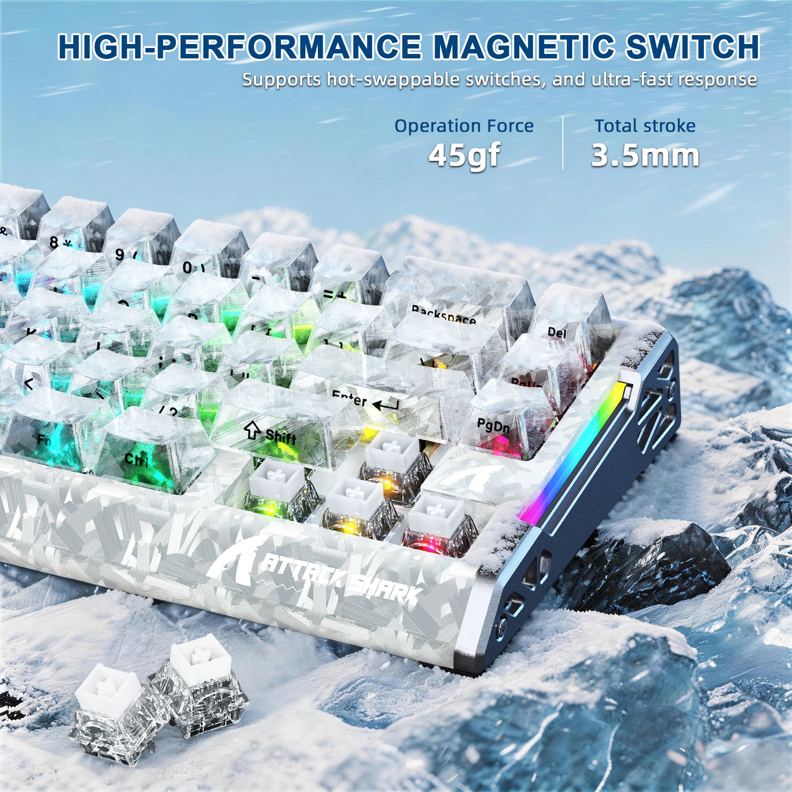 ATTACK SHARK R68 HE & R5 ULTRA カーボンファイバー ゲーミングバンドル