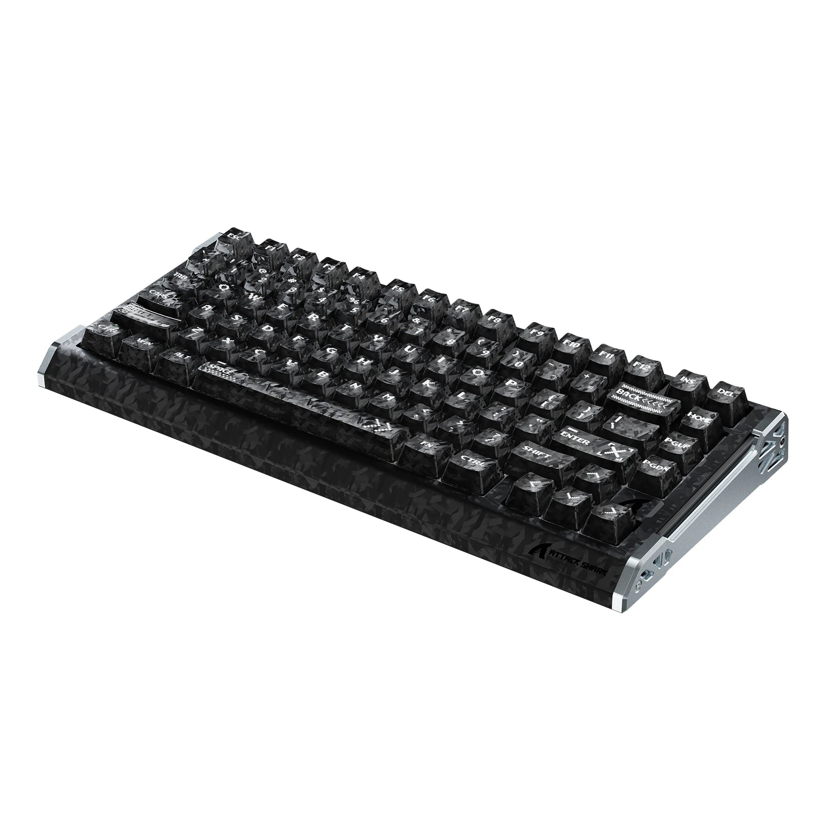 ATTACK SHARK R86 HE カーボンファイバー ラピッドトリガー キーボード マグネティックスイッチ