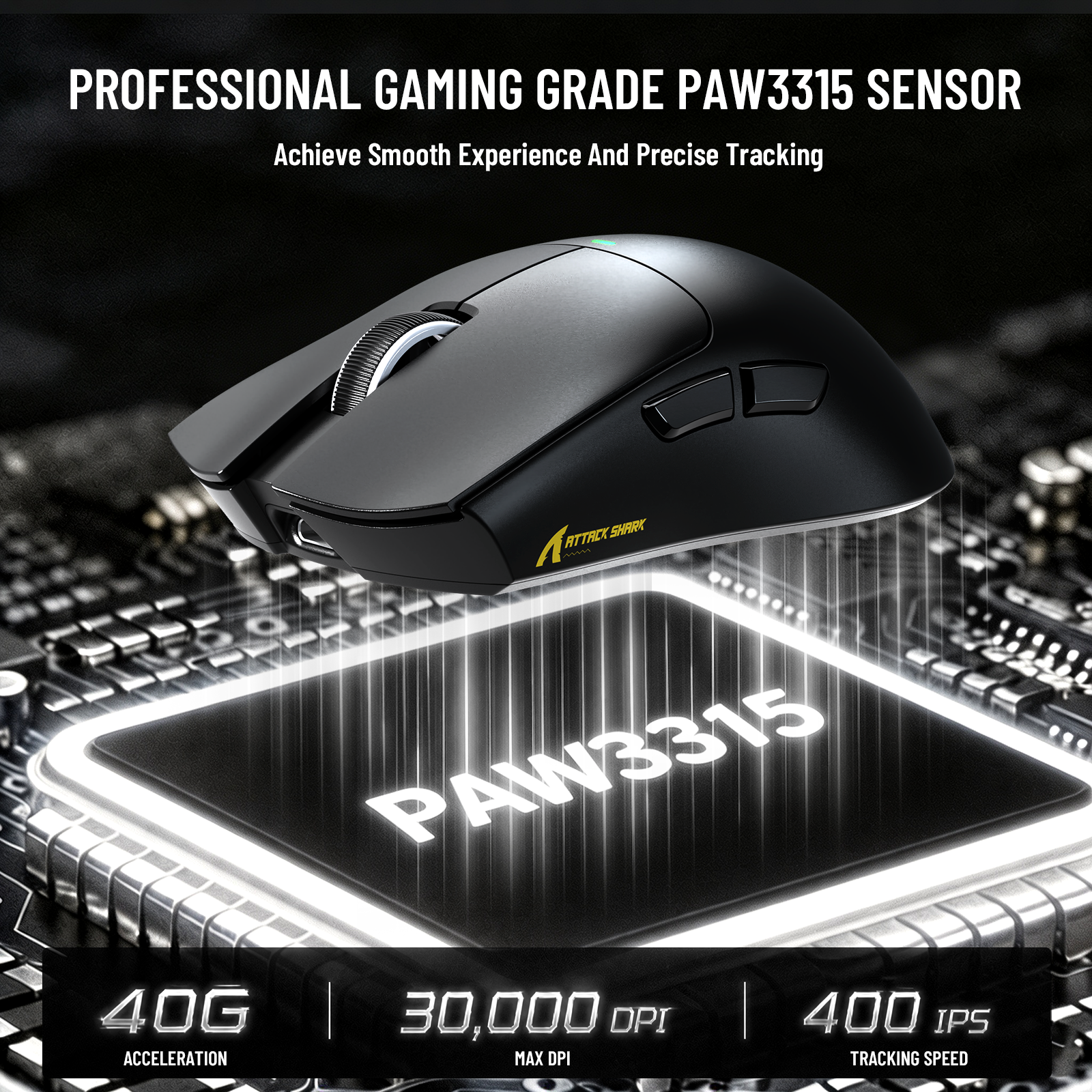 ATTACK SHARK X11 PRO V2 ワイヤレスゲーミングマウス TFTディスプレイ付き充電ドック C06コイルケーブル付き