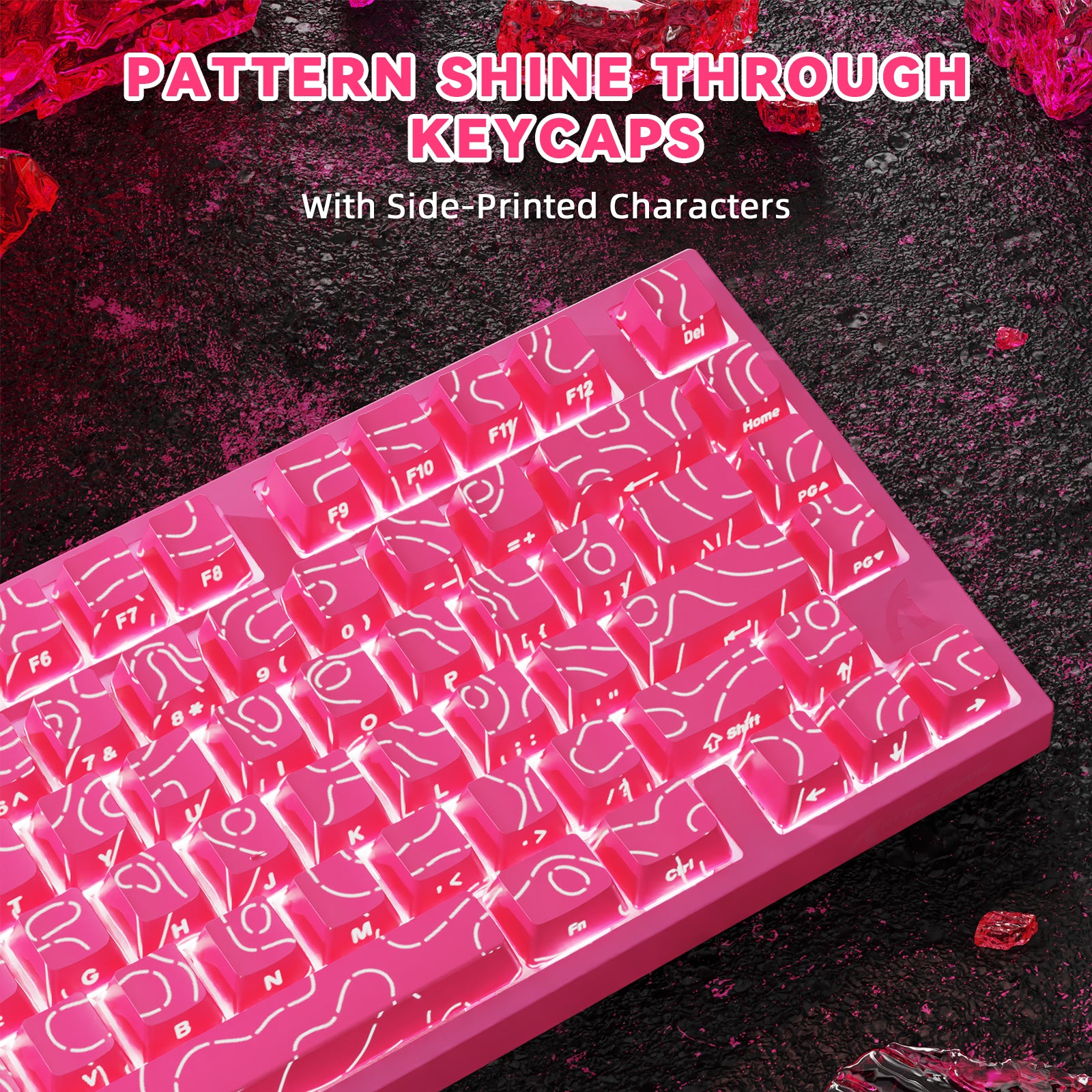 ATTACK SHARK R82 HE ラピッドトリガーキーボード マグネティックスイッチ 0.005MM RT
