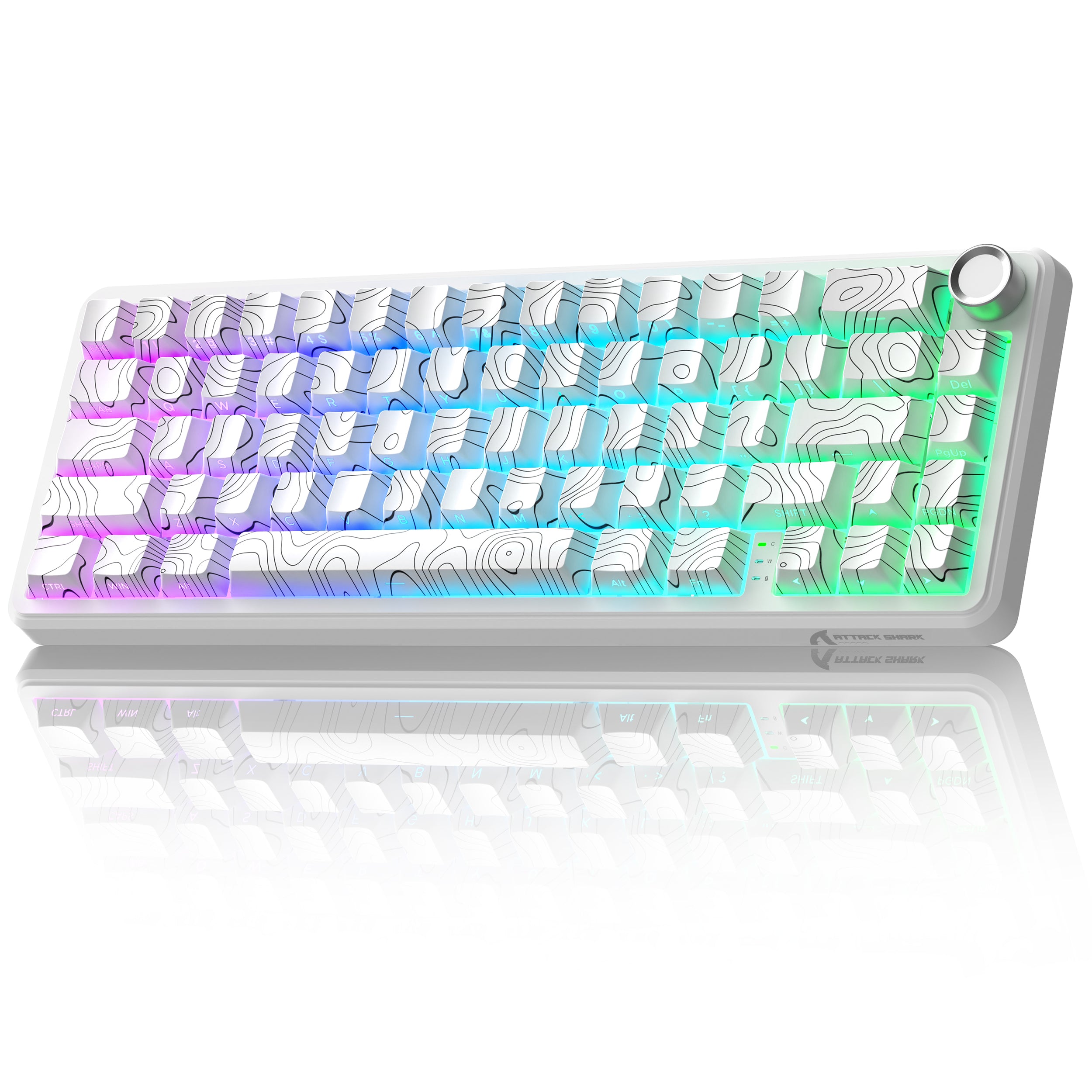 ATTACK SHARK X65PRO HE ワイヤレス ラピッド トリガー キーボード 磁気スイッチ