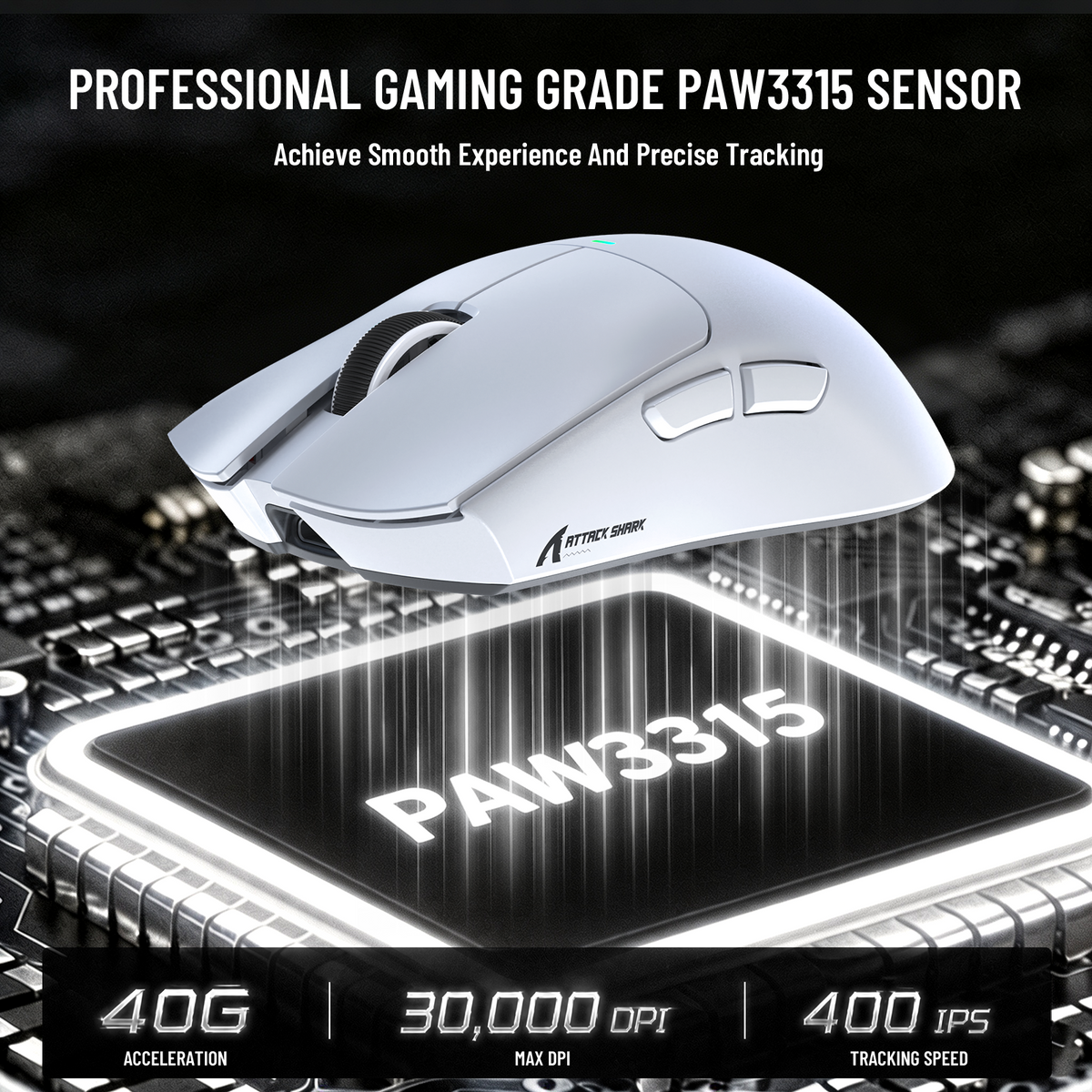 ATTACK SHARK X11 PRO V2 ワイヤレスゲーミングマウス TFTディスプレイ付き充電ドック C06コイルケーブル付き