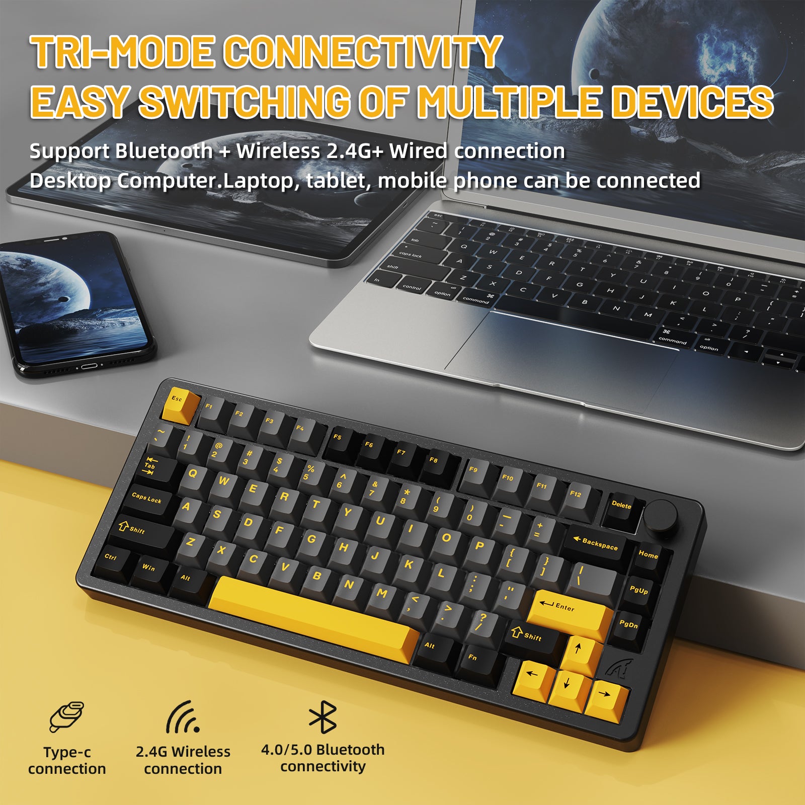 ATTACK SHARK X86 フル アルミニウム キーボード