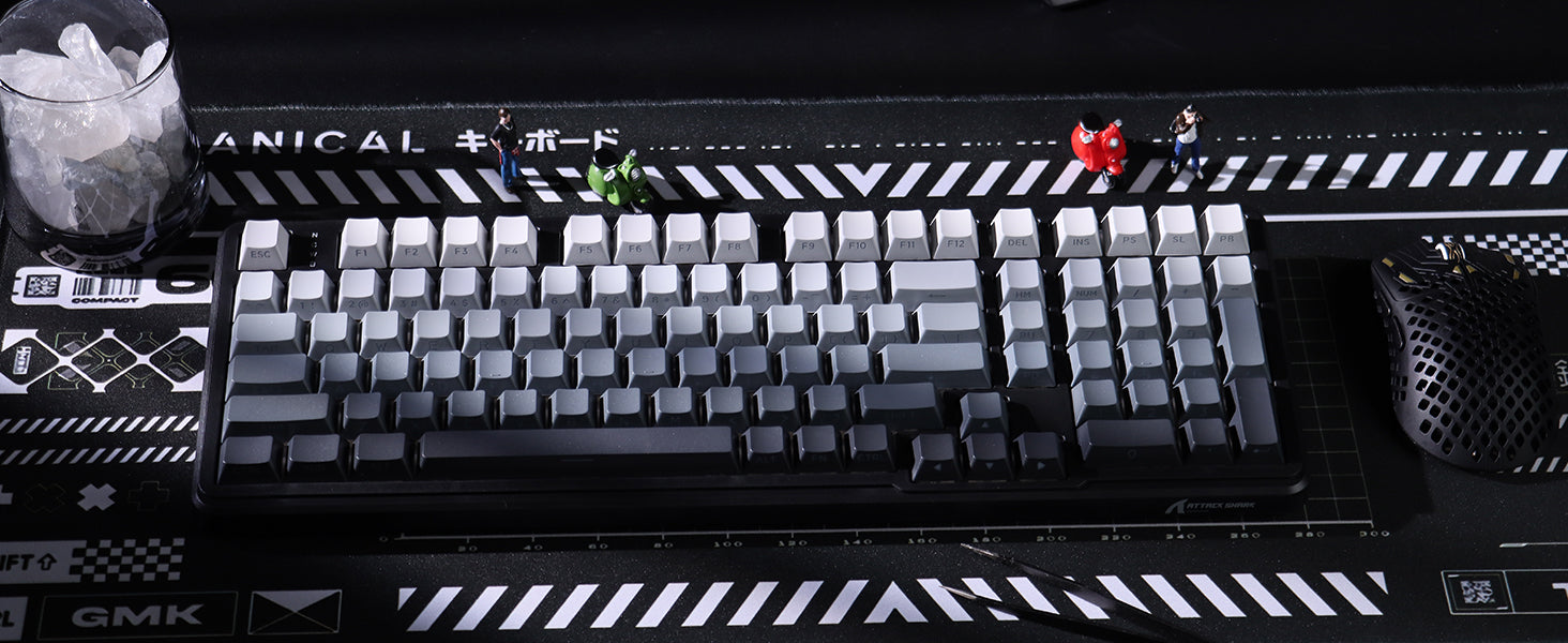 ATTACK SHARK X98 フルサイズ ワイヤレス メカニカルキーボード
