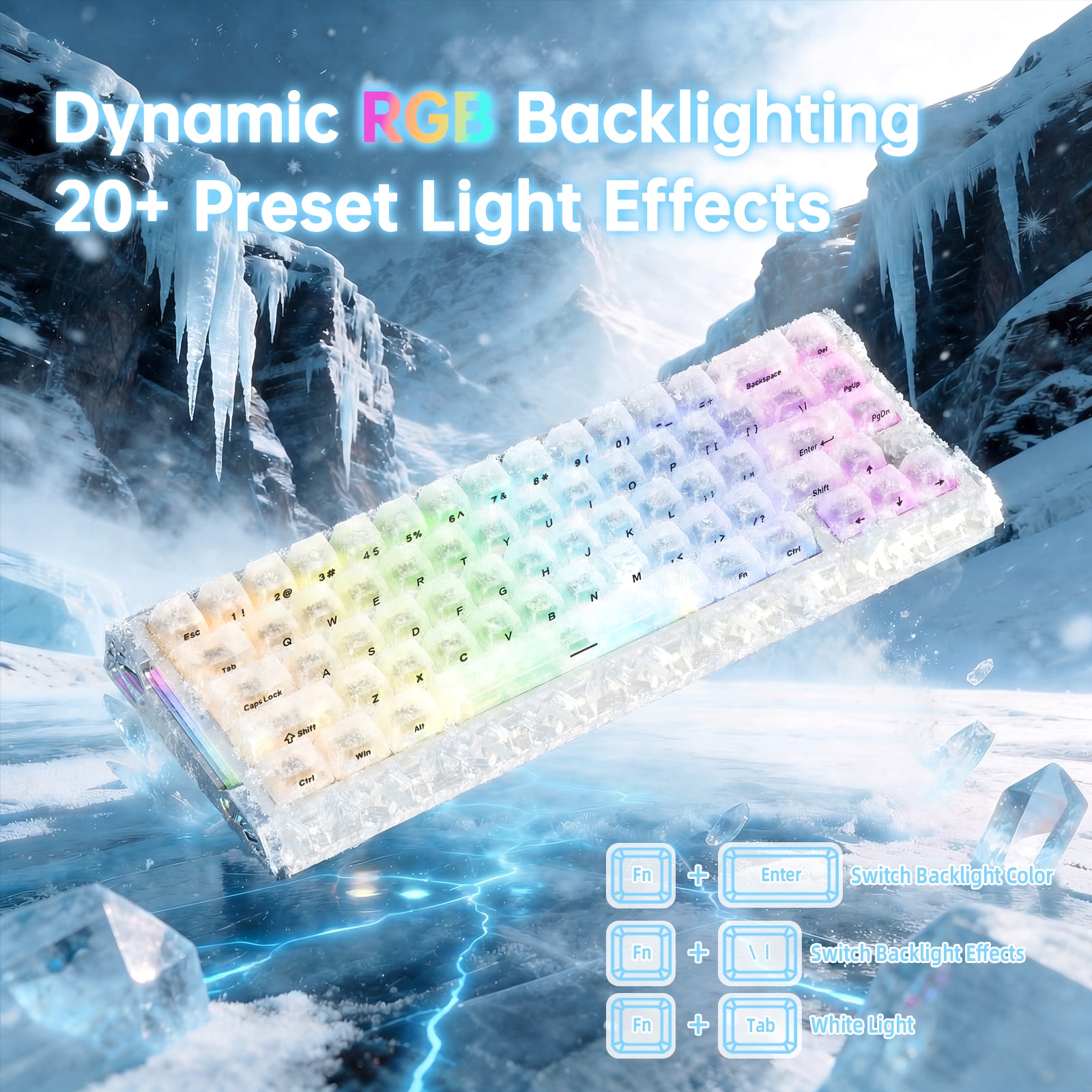 ATTACK SHARK R68 HE カーボンファイバー有線ラピッドトリガーマグネティックスイッチキーボード(C01 Ultra RGBコイルケーブル付属)