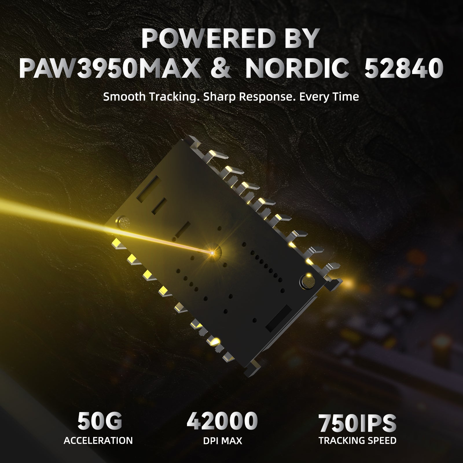 ATTACK SHARK R11 ULTRA カーボンファイバー ワイヤレス 8K PAW3950MAX ゲーミングマウス(C06 Ultra LEDケーブル付き)