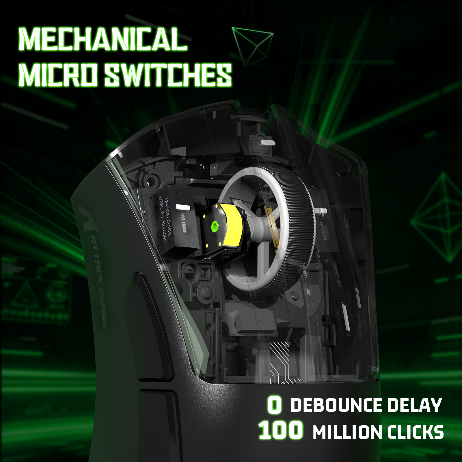 ATTACK SHARK V3 超軽量トライモードゲーミングマウス