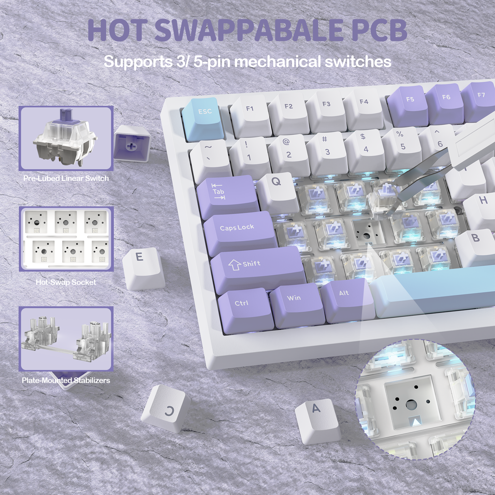 ATTACK SHARK X820Ultra トライモードガスケットメカニカルキーボード