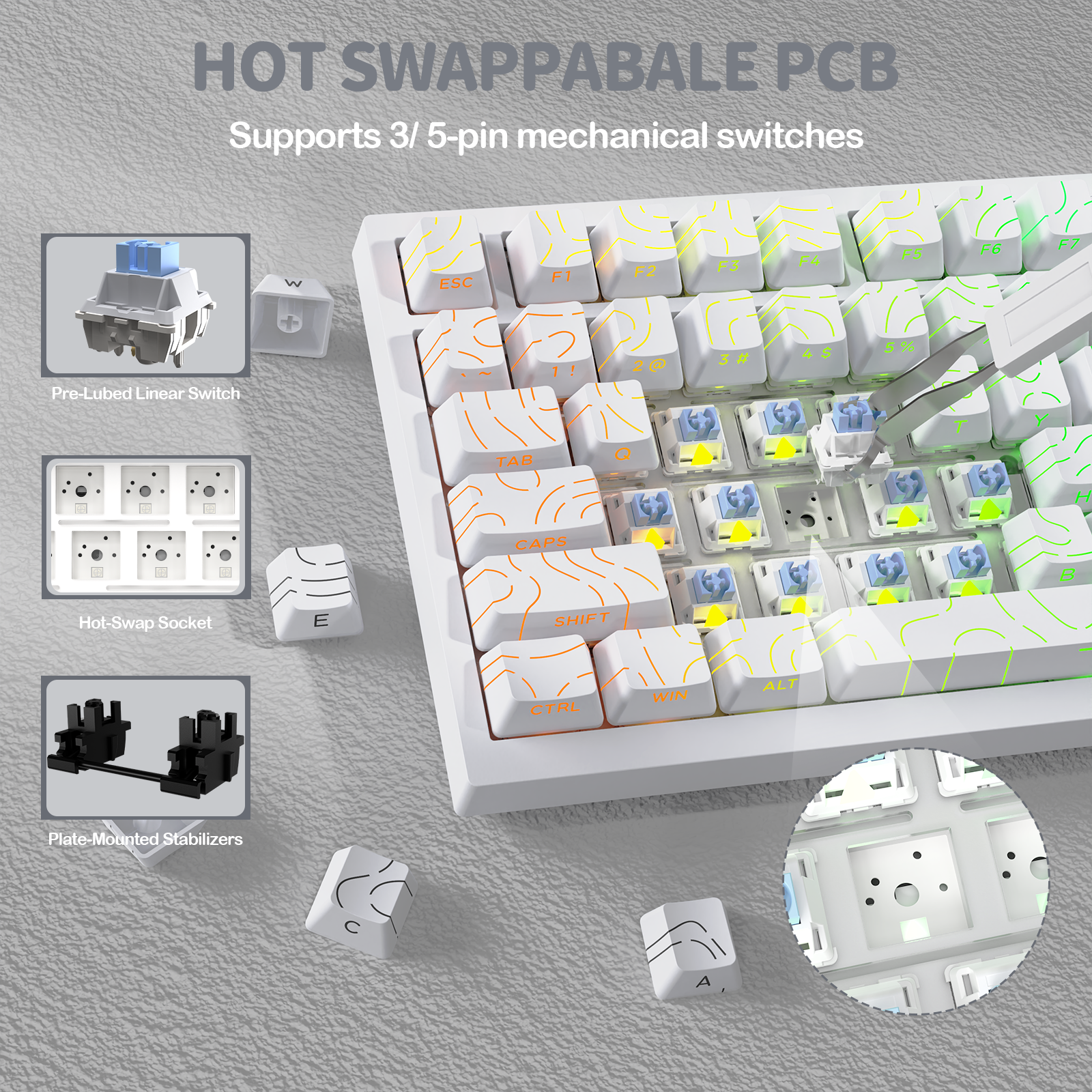 ATTACK SHARK X820Ultra トライモードガスケットメカニカルキーボード