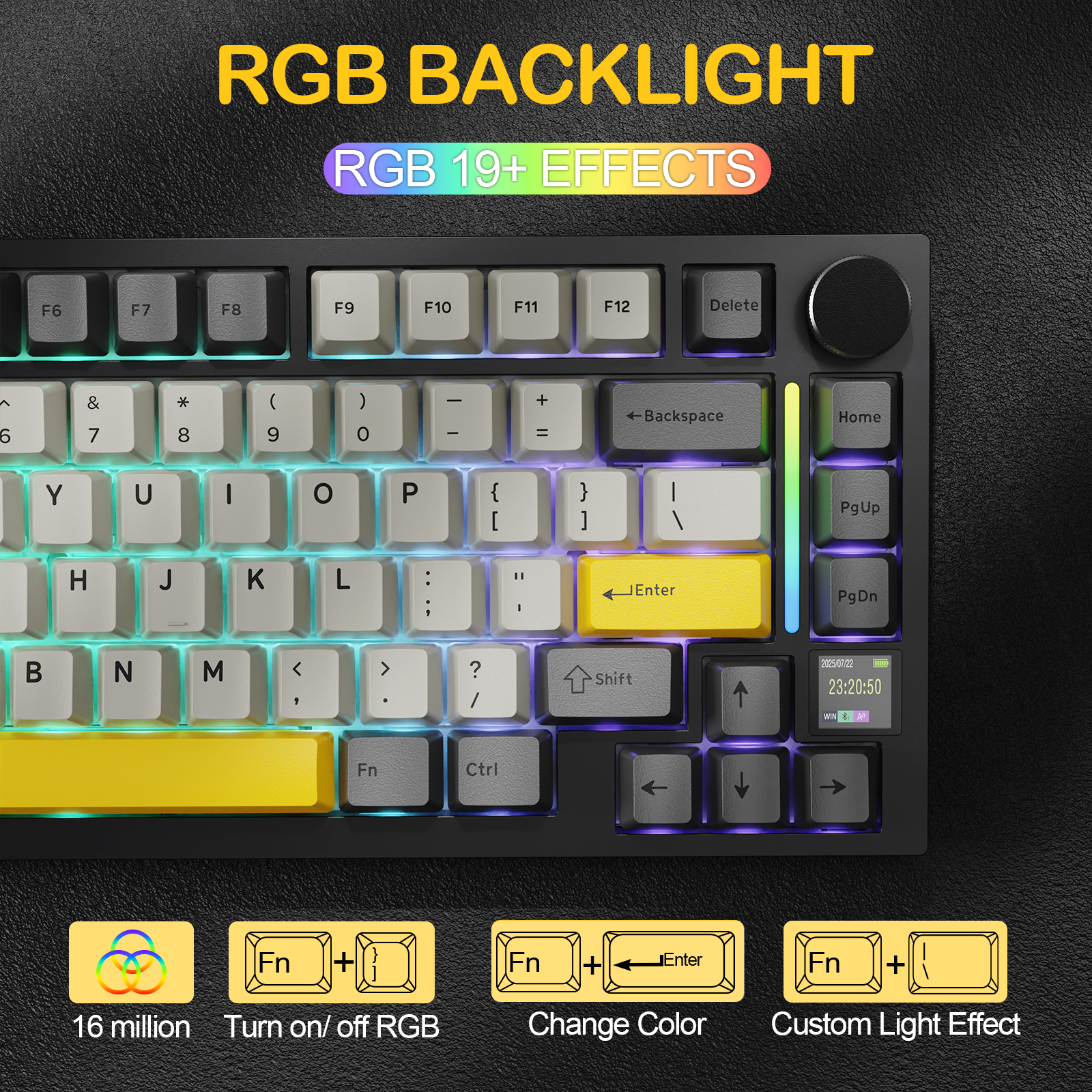 ATTACK SHARK X820Ultra トライモードガスケットメカニカルキーボード