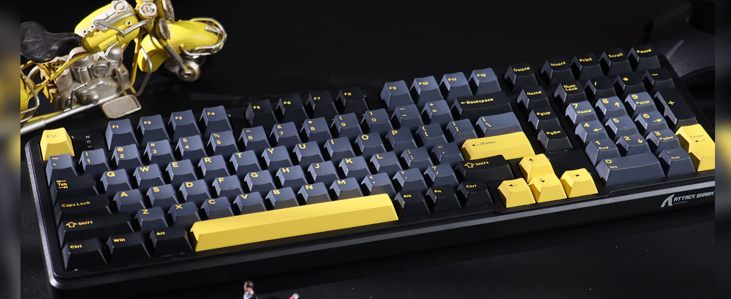 ATTACK SHARK X98 フルサイズ ワイヤレス メカニカルキーボード