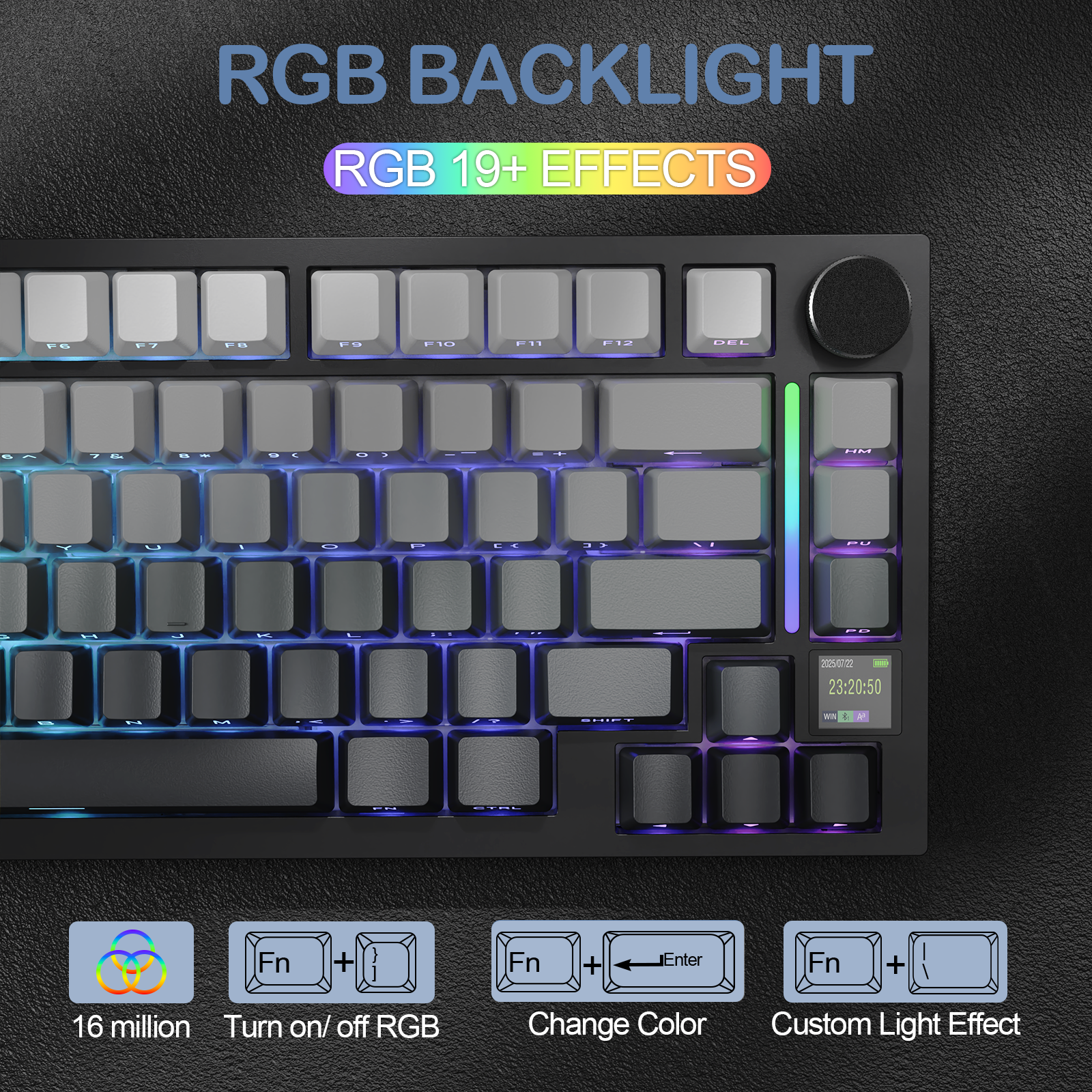 ATTACK SHARK X820Ultra トライモードガスケットメカニカルキーボード