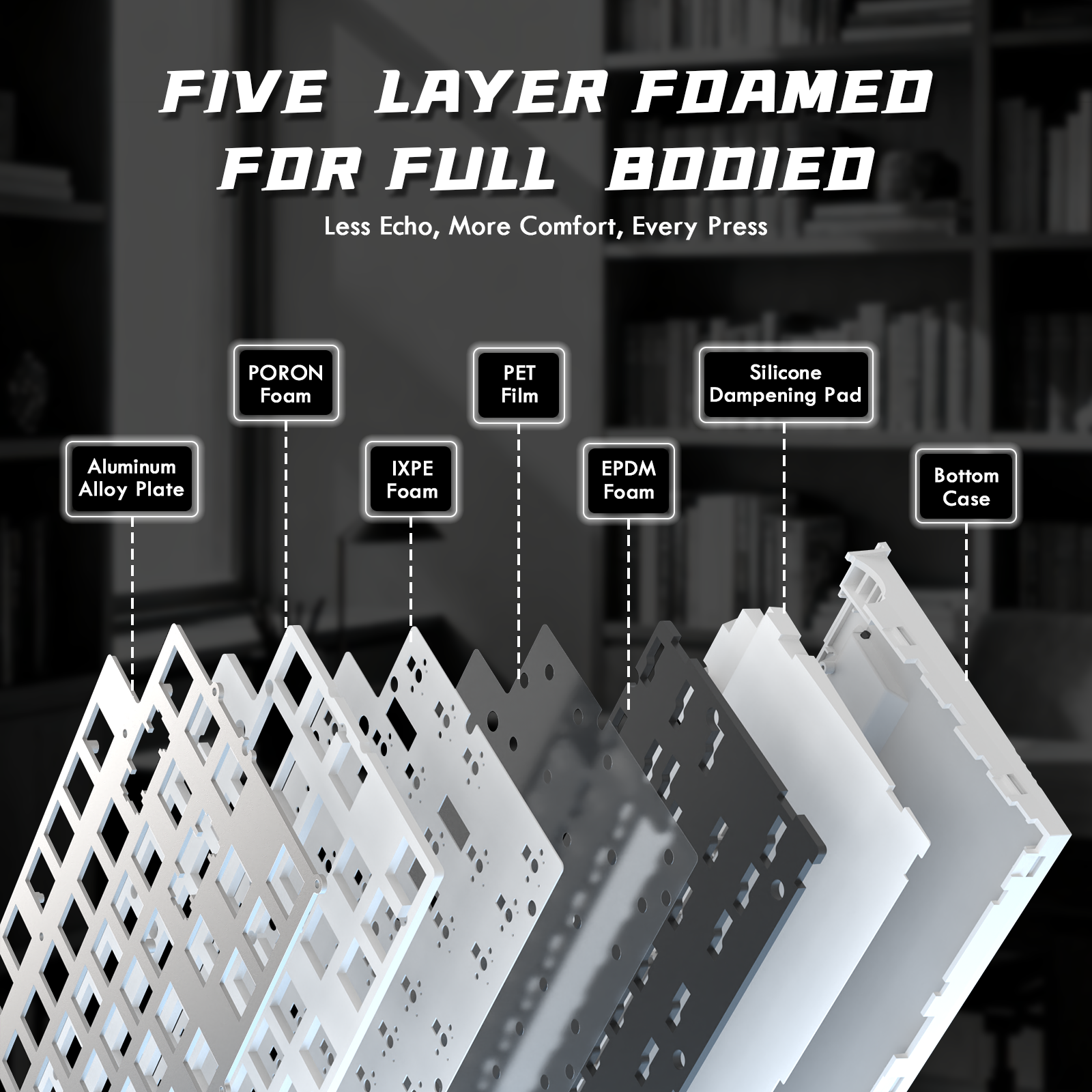 ATTACK SHARK R85 HE ラピッドトリガーキーボード 磁気スイッチ カスタムライトボックス付き