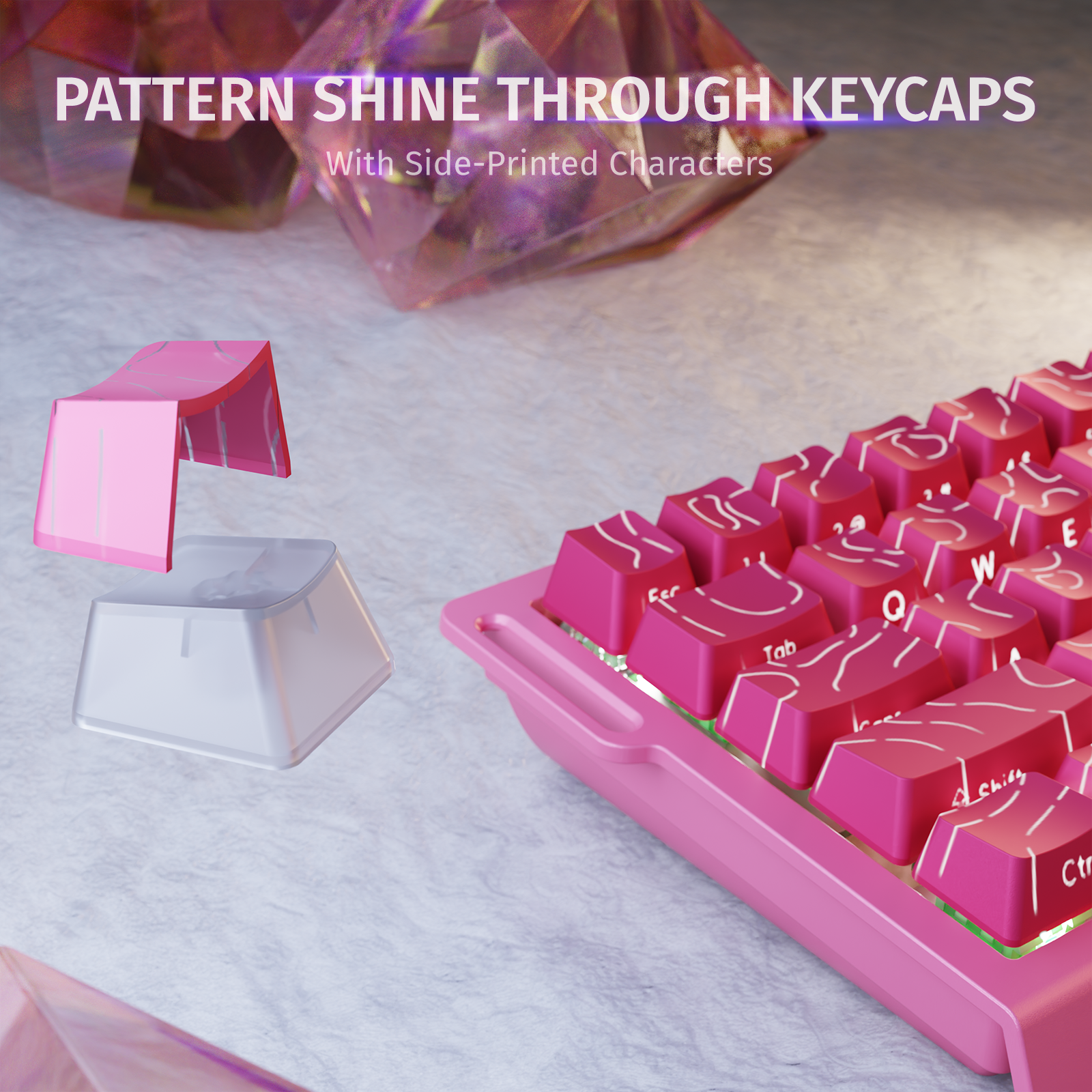 ATTACK SHARK X68 HE ラピッドトリガーキーボード マグネティックスイッチ