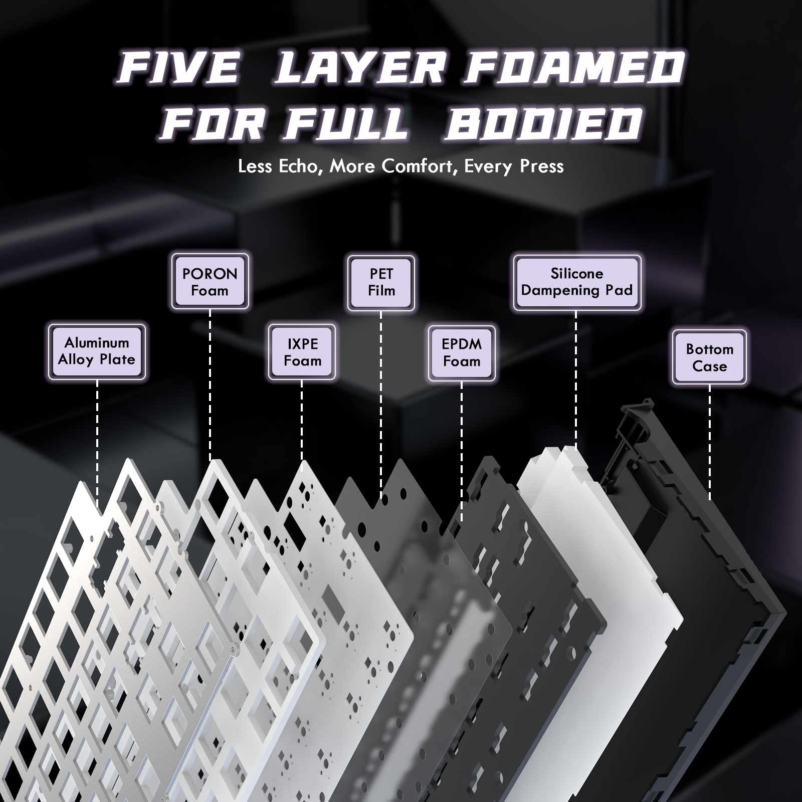 ATTACK SHARK R85 HE ラピッドトリガーキーボード 磁気スイッチ カスタムライトボックス付き