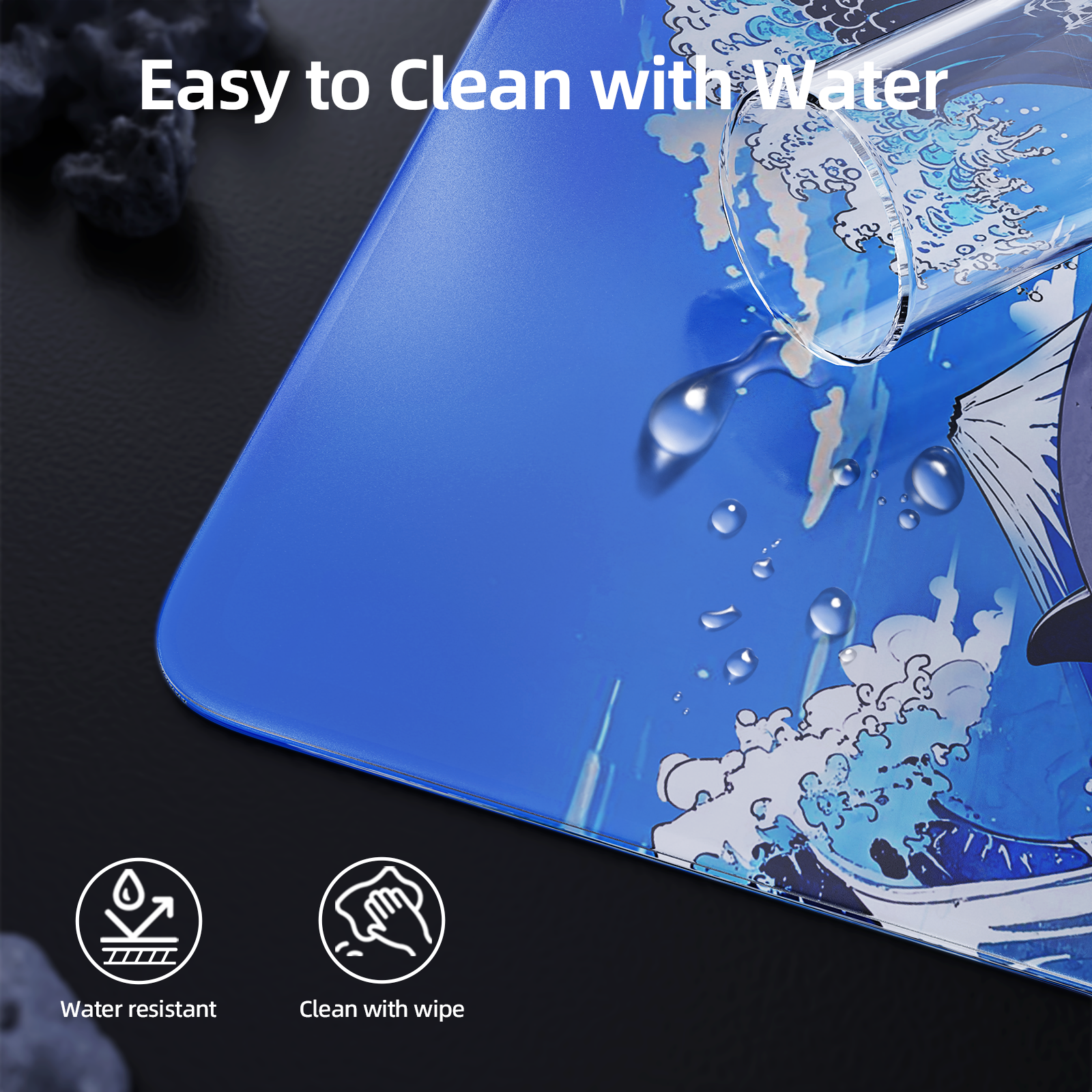 ATTACK SHARK CM05 強化ガラス ゲーミングマウスパッド