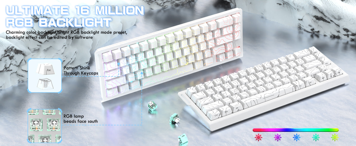 ATTACK SHARK X68HE マグネティックキーボードとX3ゲーミングマウスセット