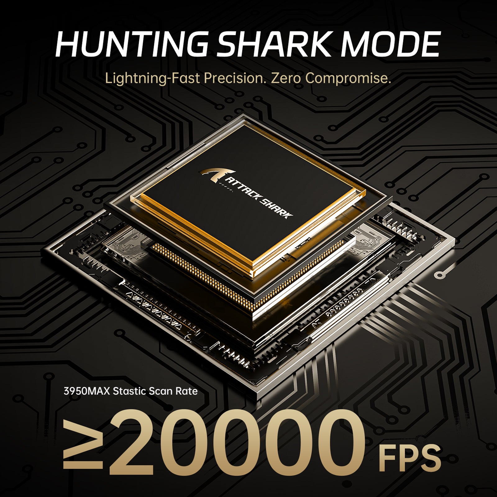 ATTACK SHARK R11 ULTRA カーボンファイバー ワイヤレス 8K PAW3950MAX ゲーミングマウス(C06 Ultra LEDケーブル付き)
