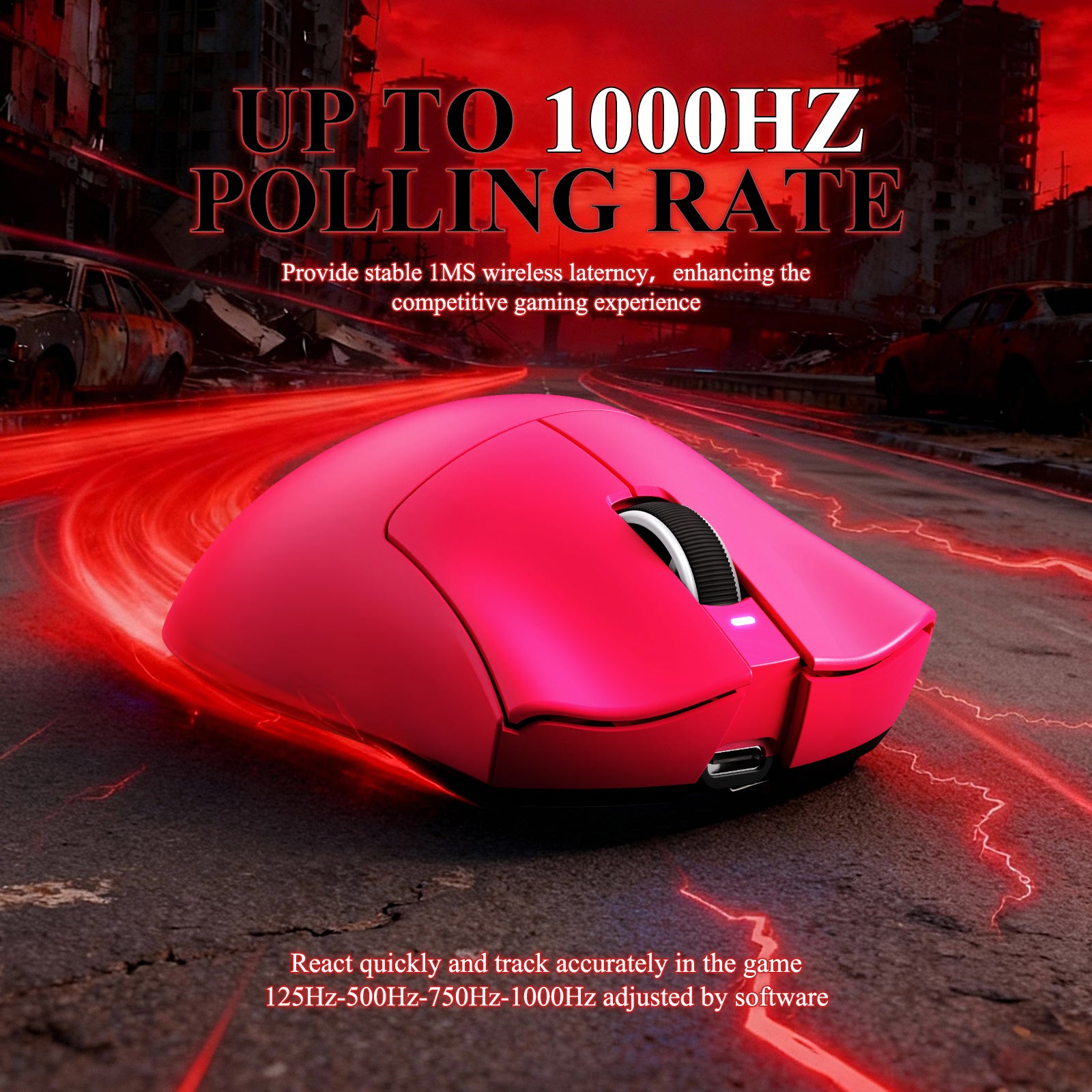 ATTACK SHARK V3PRO 超軽量トライモードゲーミングマウス(充電ドック付き)