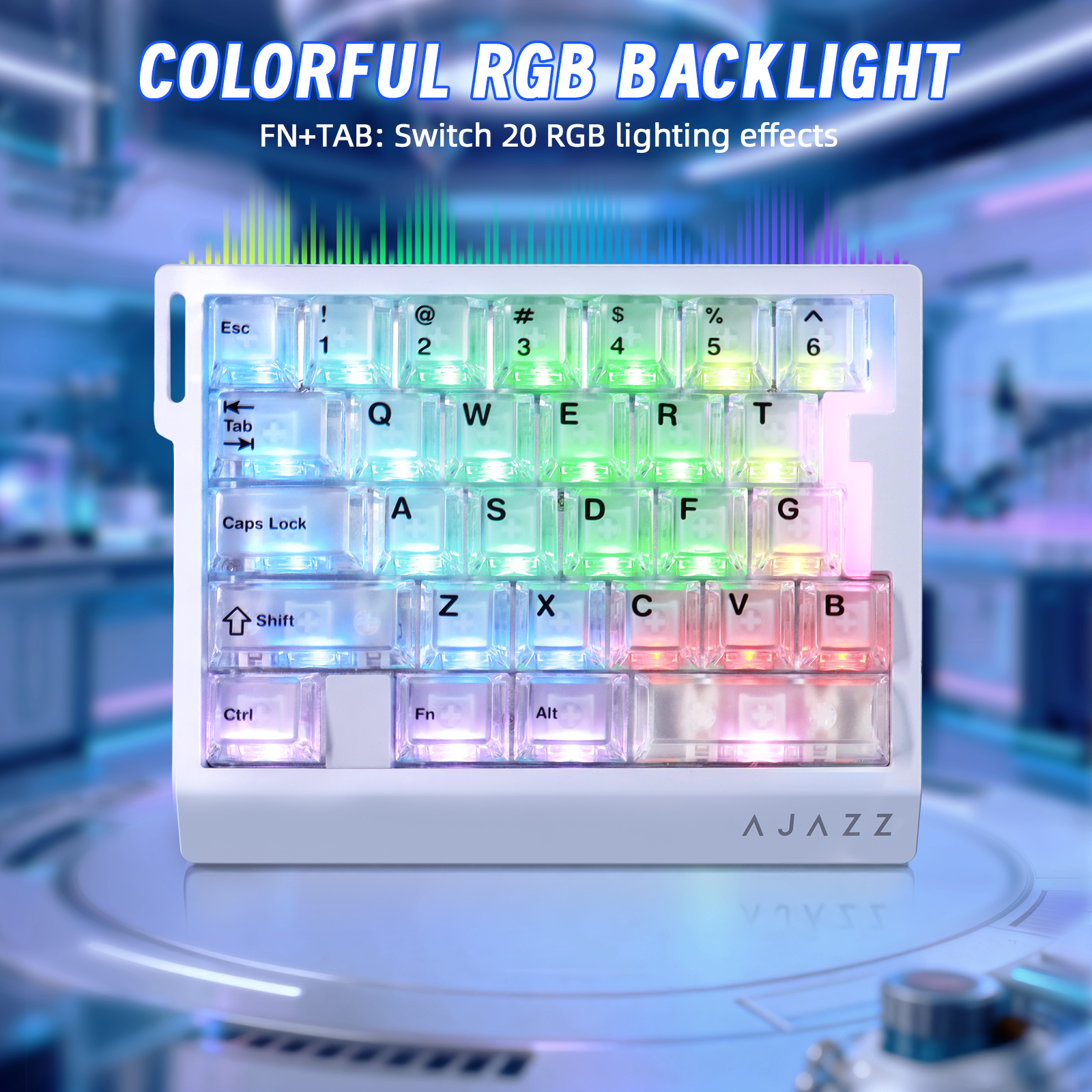 ATTACK SHARK X AJAZZ AK029 Wired One-Handed Gaming Keyboard