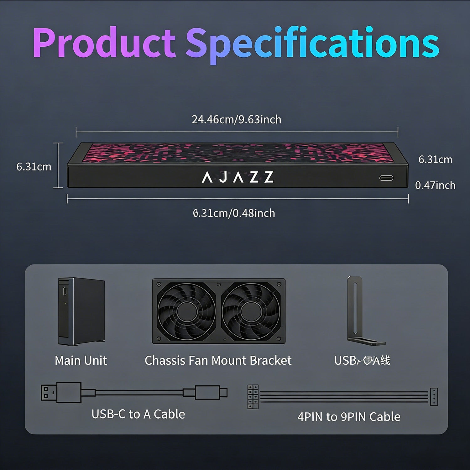 ATTACK SHARK x AJAZZ 9.2インチ IPS LCD モニター