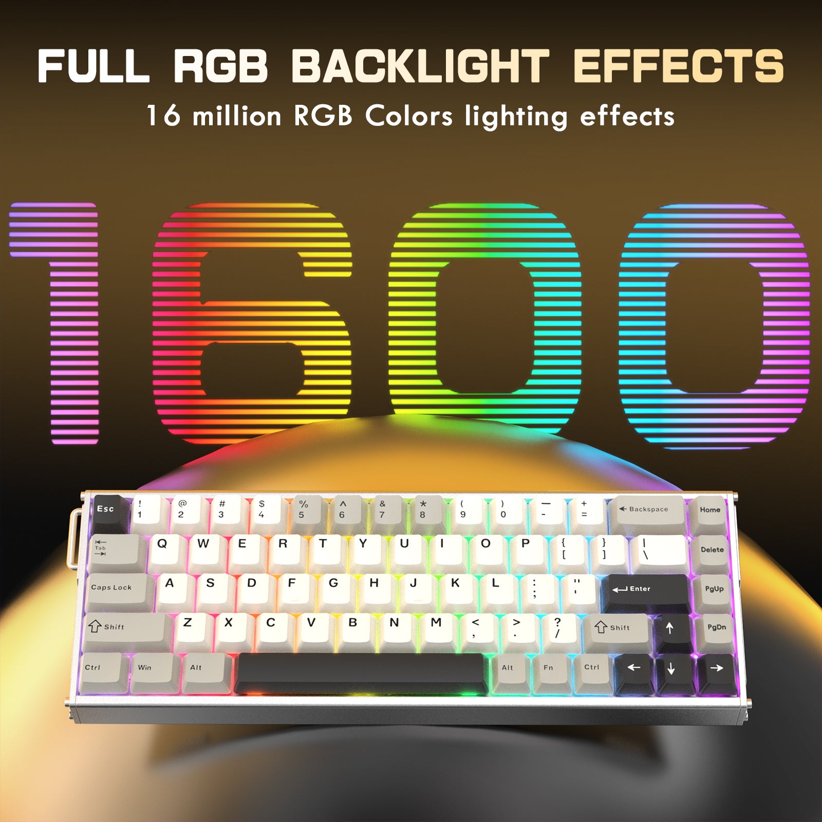 ATTACK SHARK X68MAX HE ラピッドトリガーCNCアルミニウムキーボード 磁気スイッチ C01Ultra RGBコイルケーブル付き