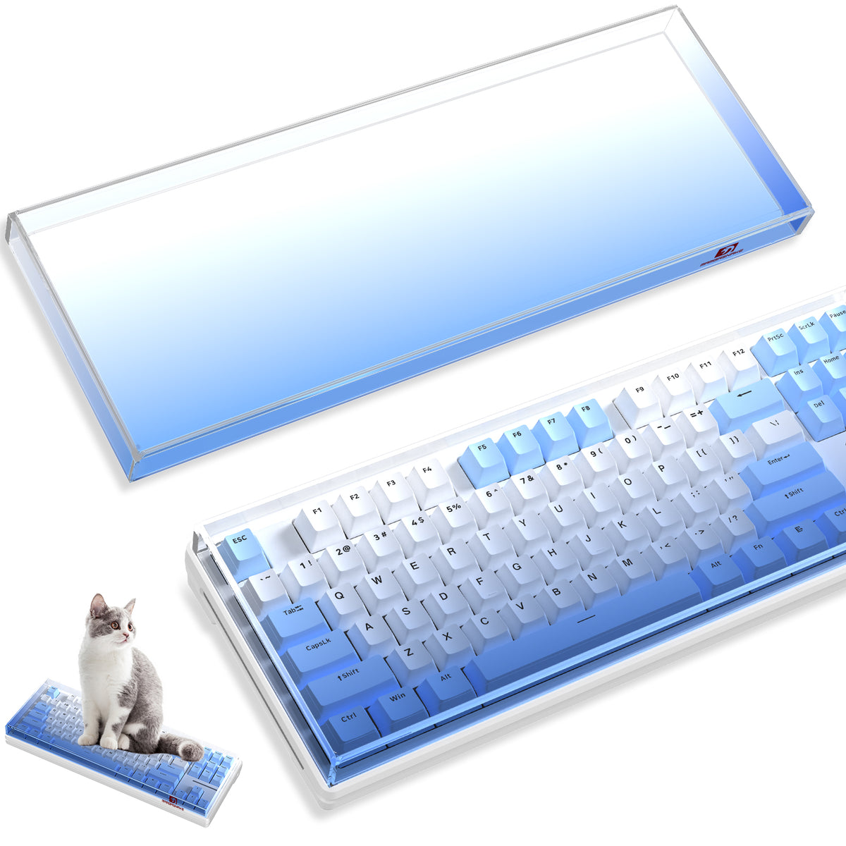 フェードカラーTKLキーボードカバー | 防塵＆防水