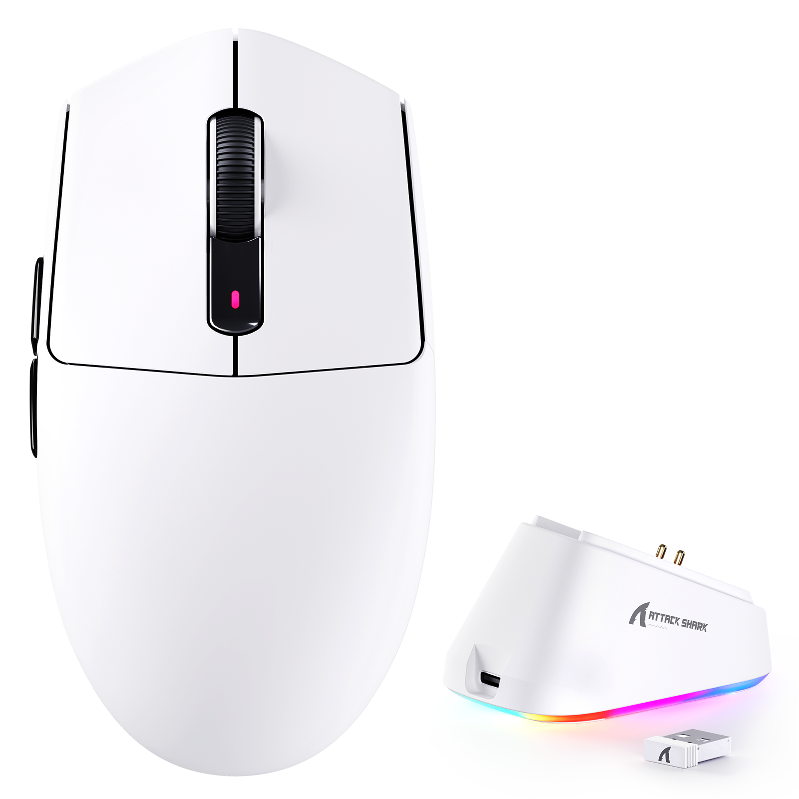 ATTACK SHARK G3PRO トライモード ワイヤレスゲーミングマウス 充電ドック付き 25000 DPI Ultra 軽量
