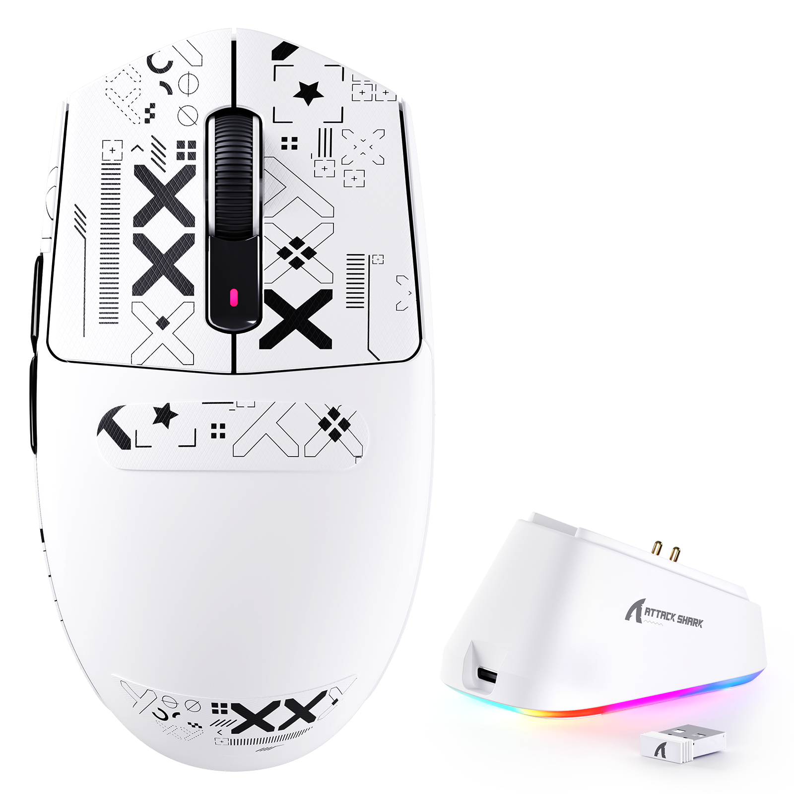 ATTACK SHARK G3PRO トライモード ワイヤレスゲーミングマウス 充電ドック付き 25000 DPI Ultra 軽量