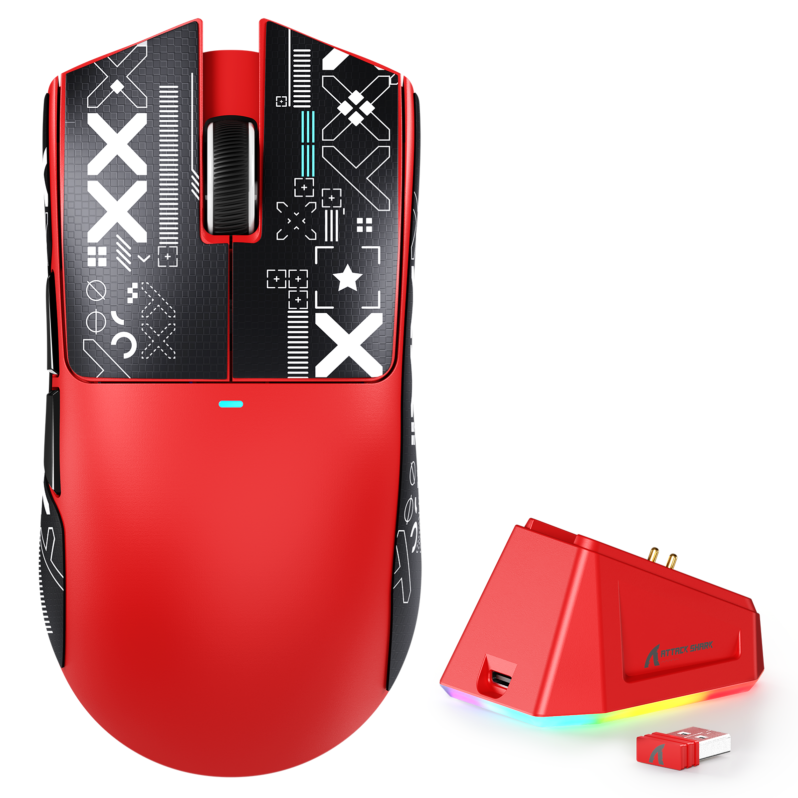 ATTACK SHARK X11 充電ドック付きワイヤレスゲーミングマウス