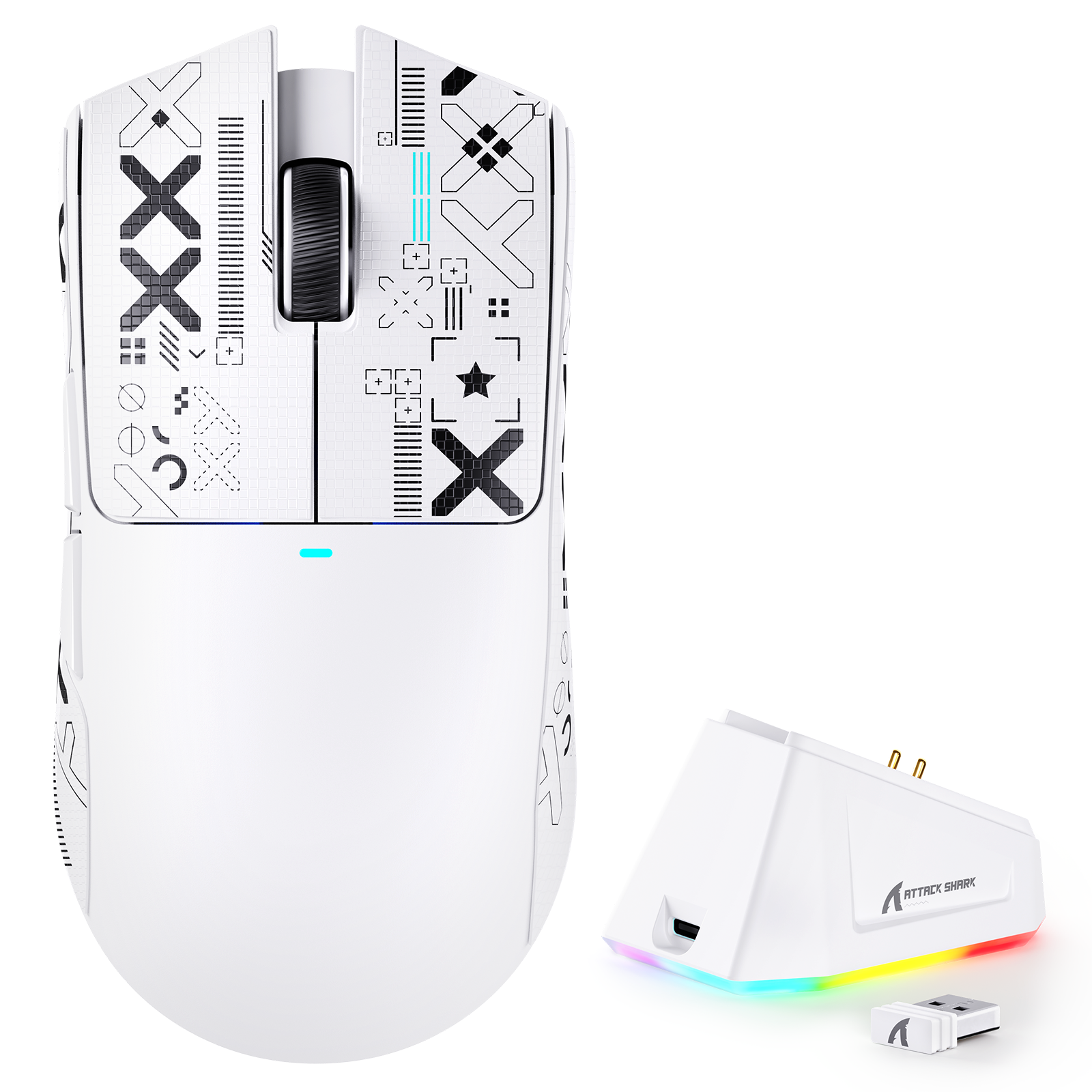 ATTACK SHARK X11 充電ドック付きワイヤレスゲーミングマウス