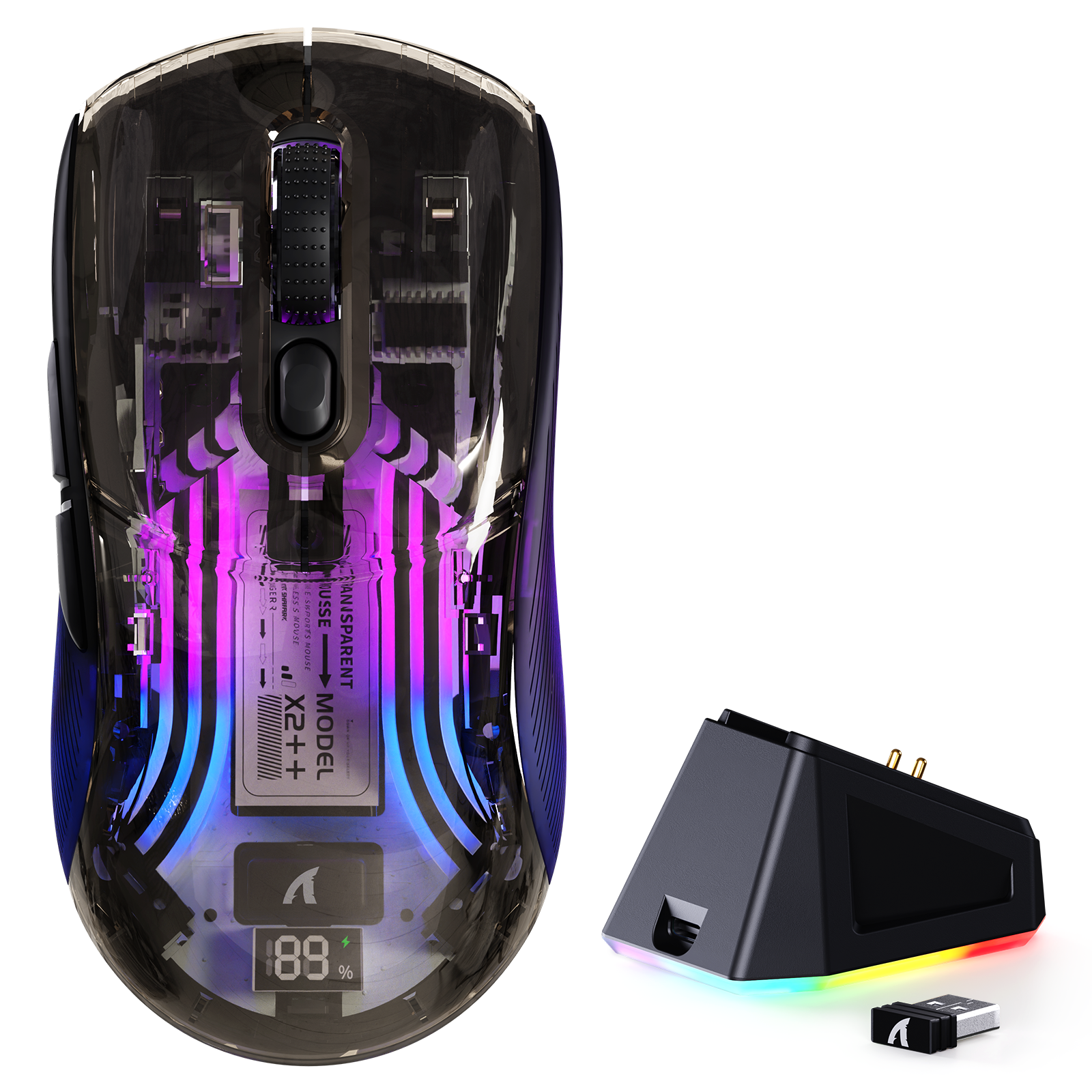 ATTACK SHARK X2PRO 充電ドック付きワイヤレスゲーミングマウス