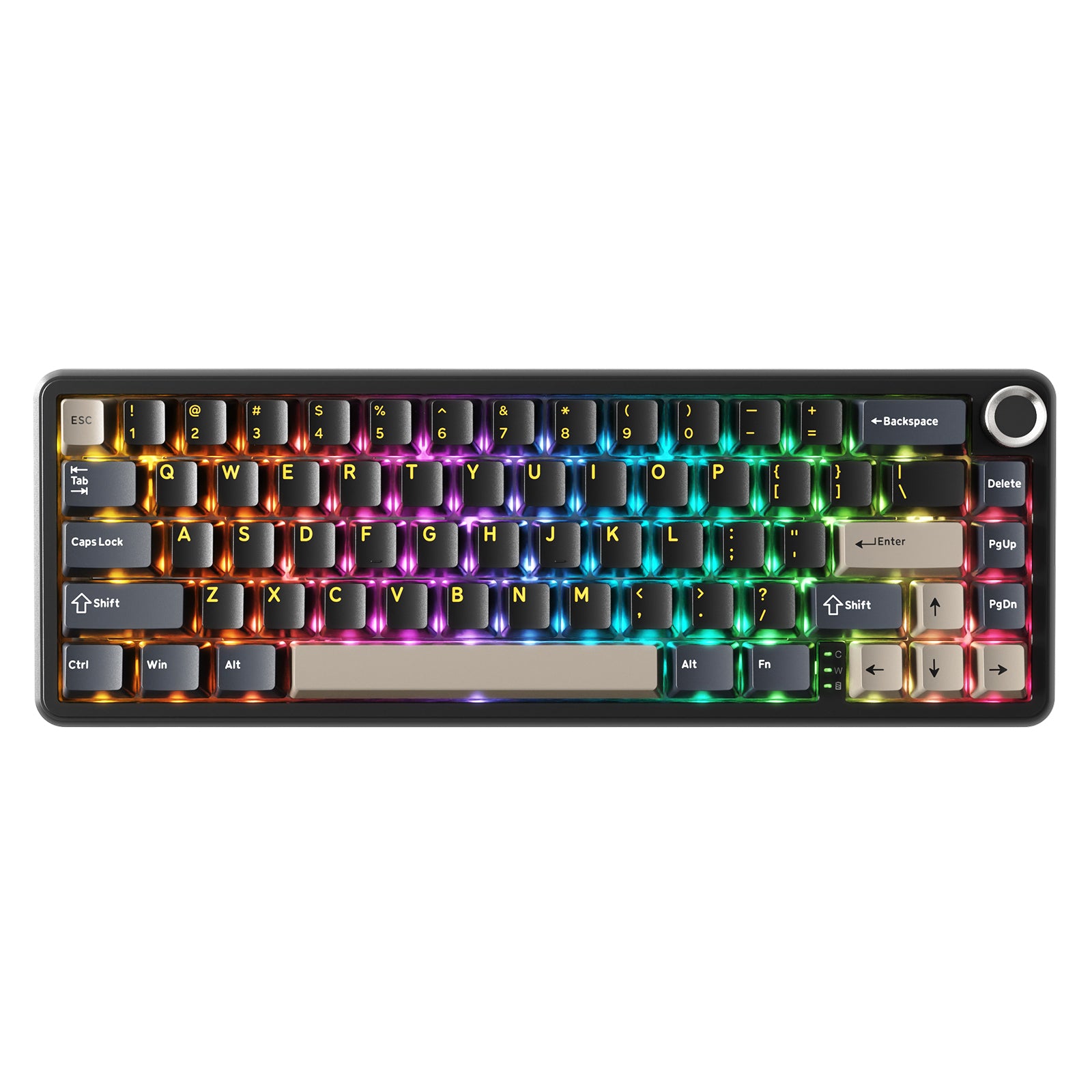 ATTACK SHARK X66 ワイヤレスメカニカルキーボード 側面印刷PBTキーキャップ付き